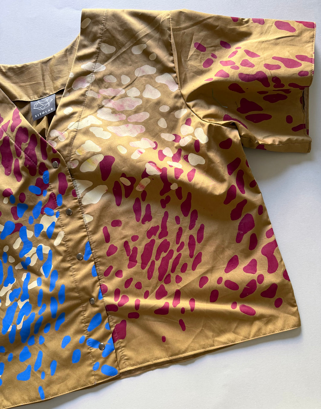 SITOLAB MUSTARD MINI FRECKLE SHIRT