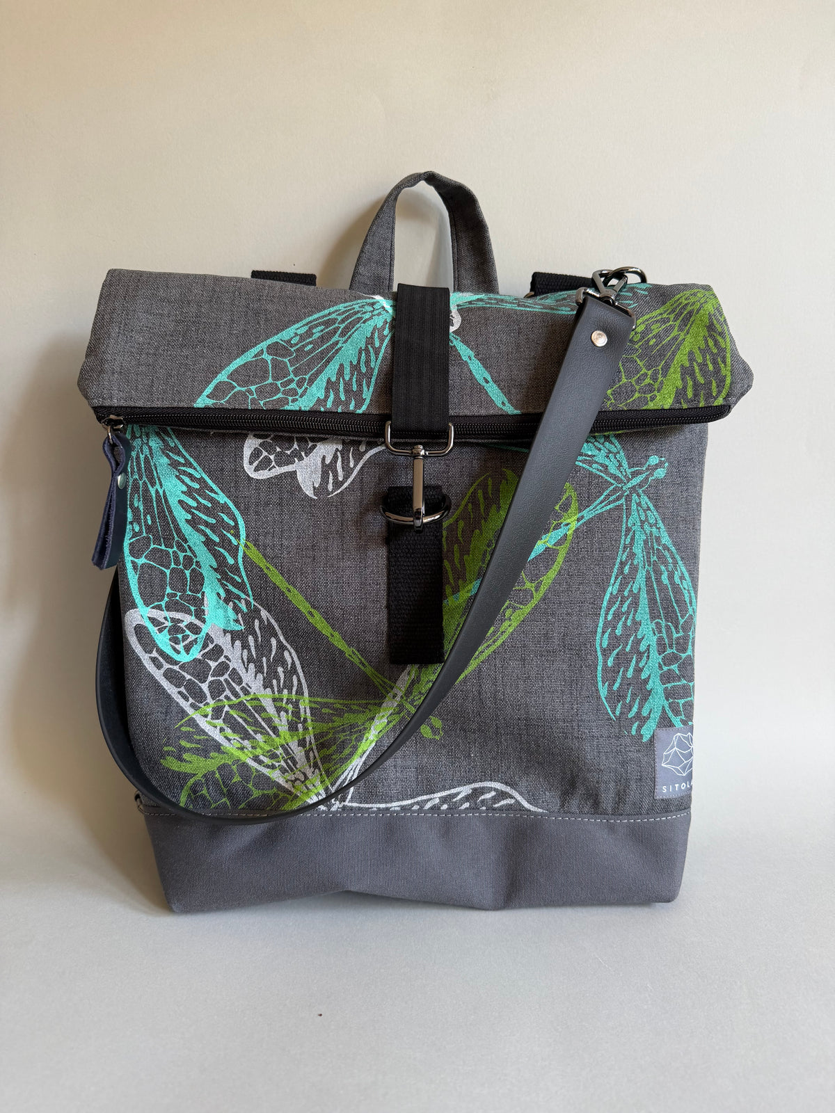 SITOLAB GRAY DRAGONFLY BACKPACK BAG