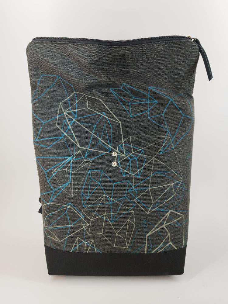 SITOLAB GRAY GEOMETRY BACKPACK