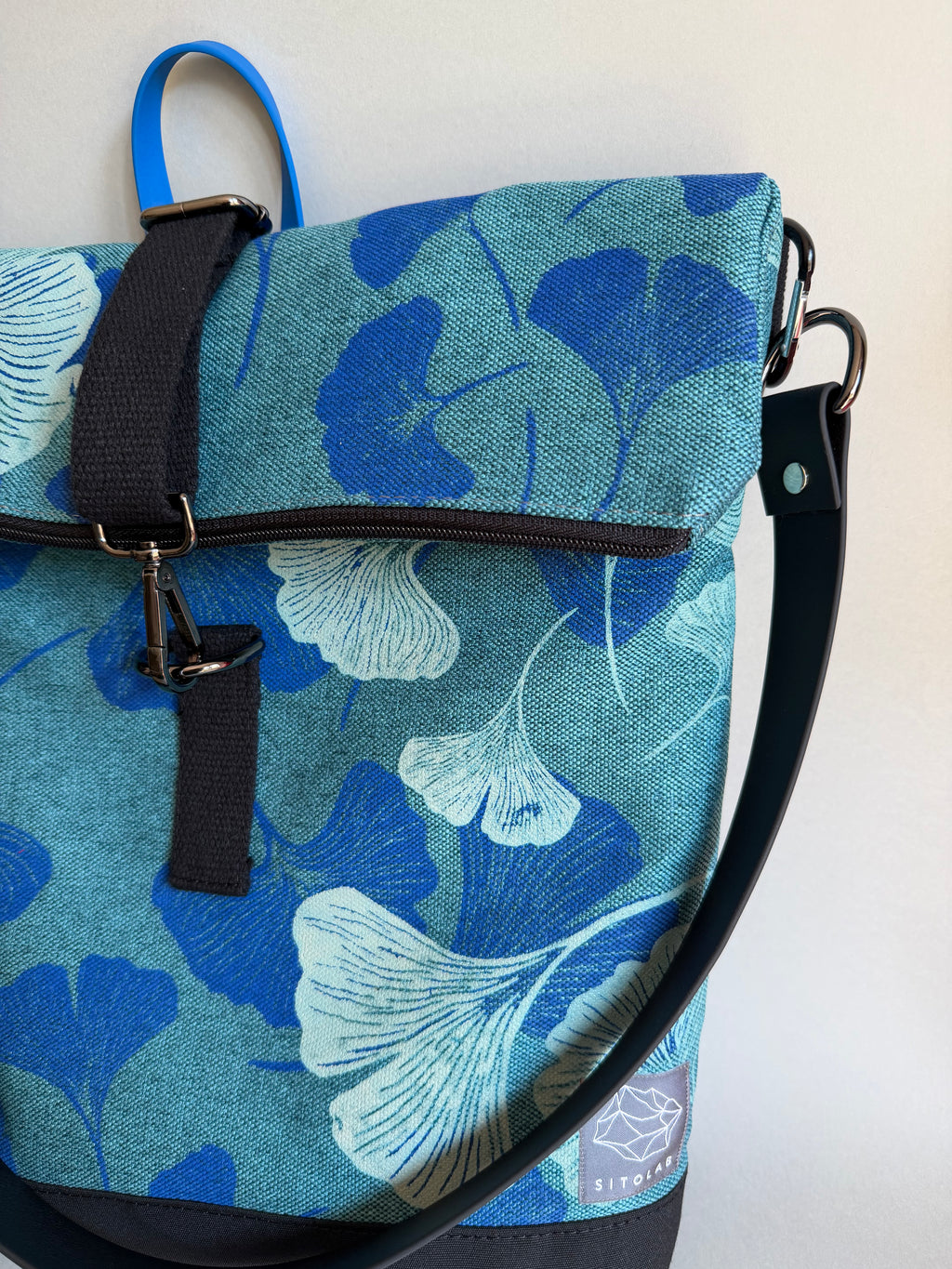 SITOLAB BLUE GINKO BACKPACK BAG