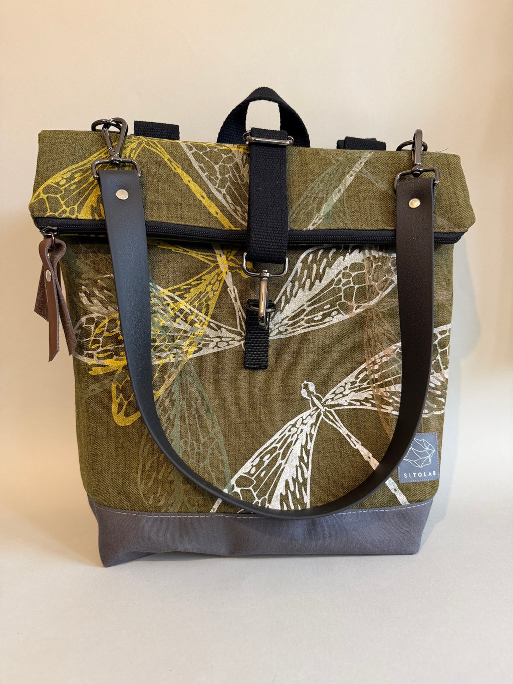 SITOLAB GREEN DRAGONFLY BACKPACK BAG