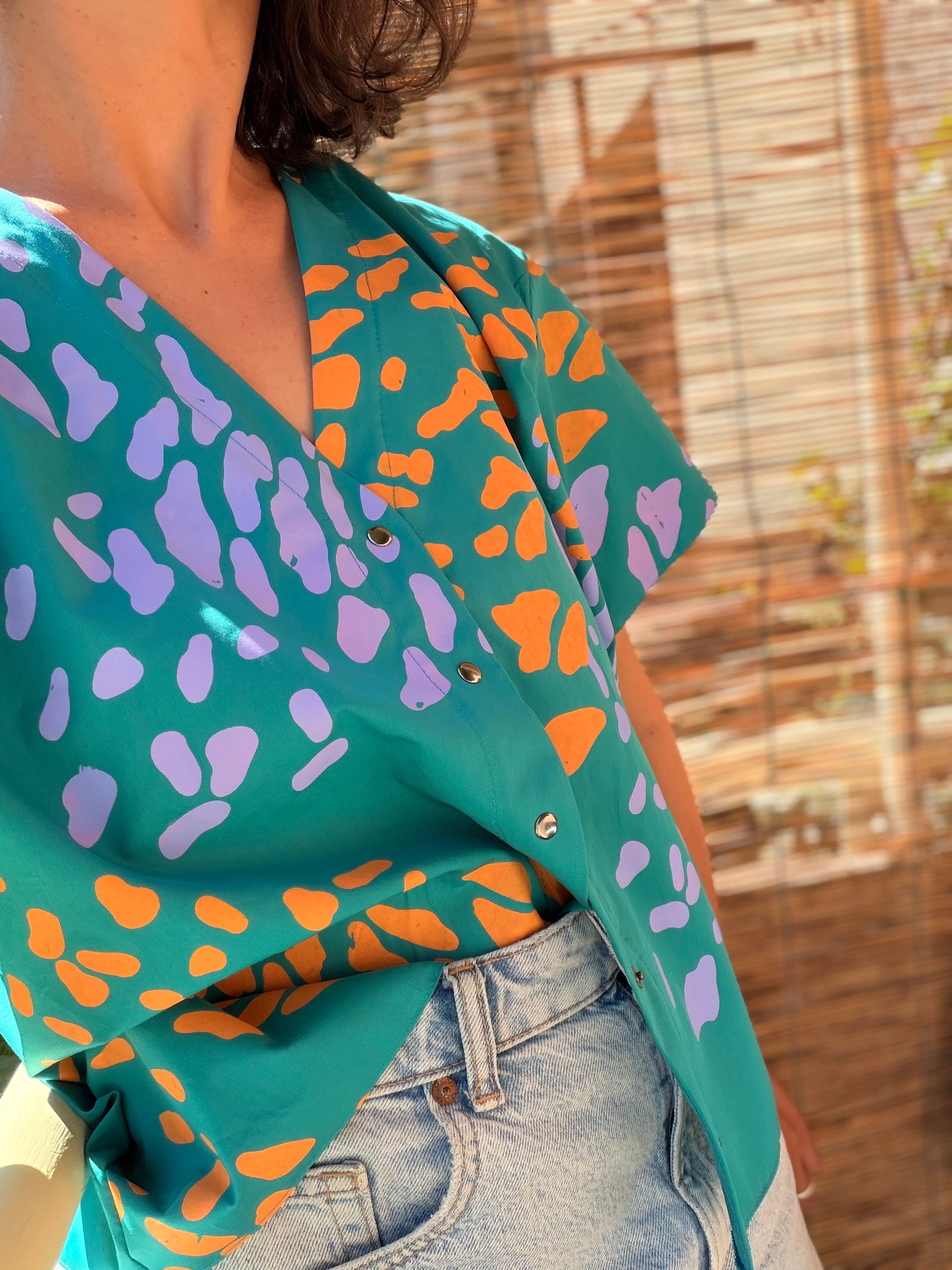 SITOLAB TURQUOISE BLOUSE
