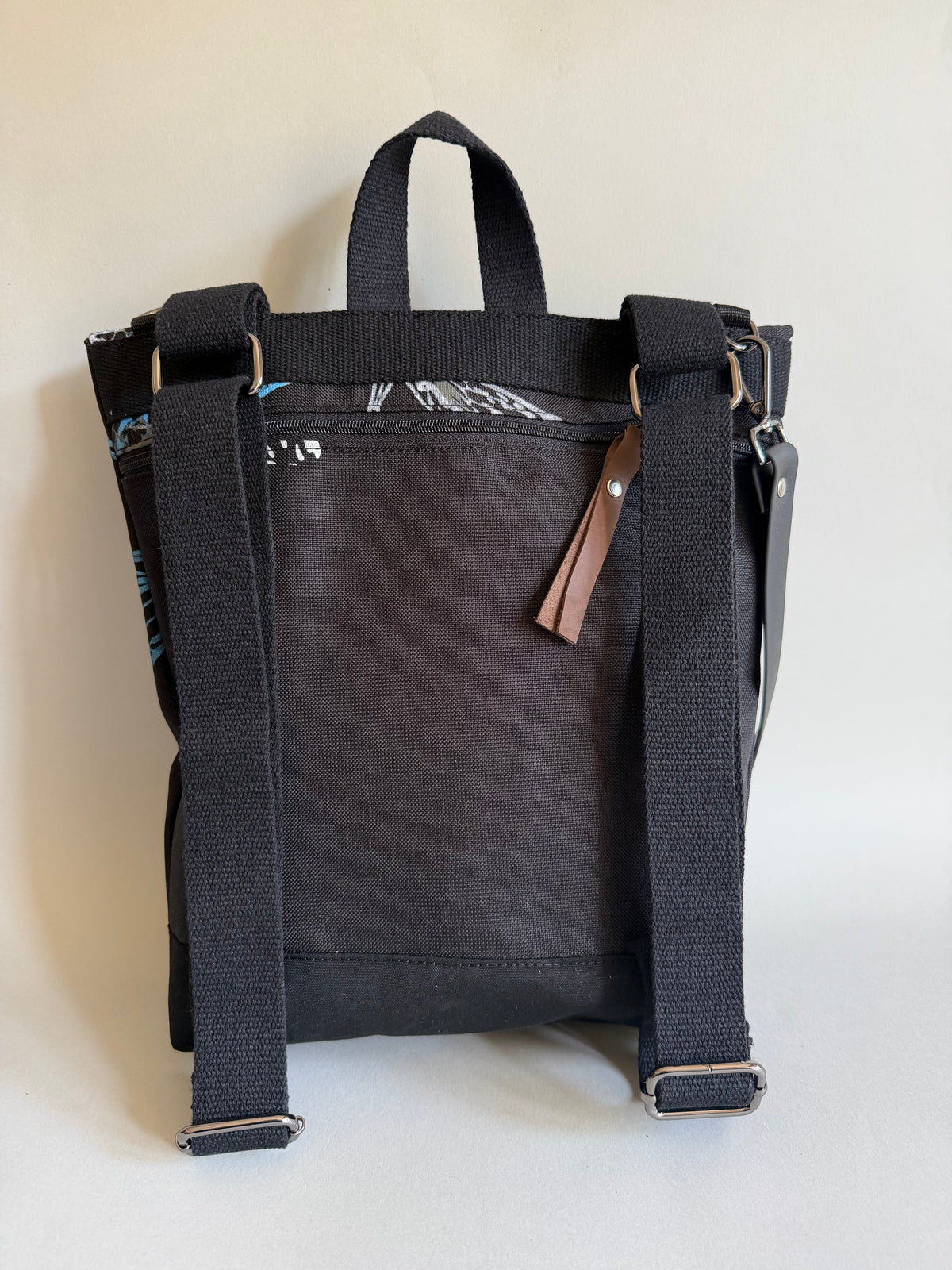 SITOLAB BLACK DRAGONFLY MOTH BACKPACK BAG