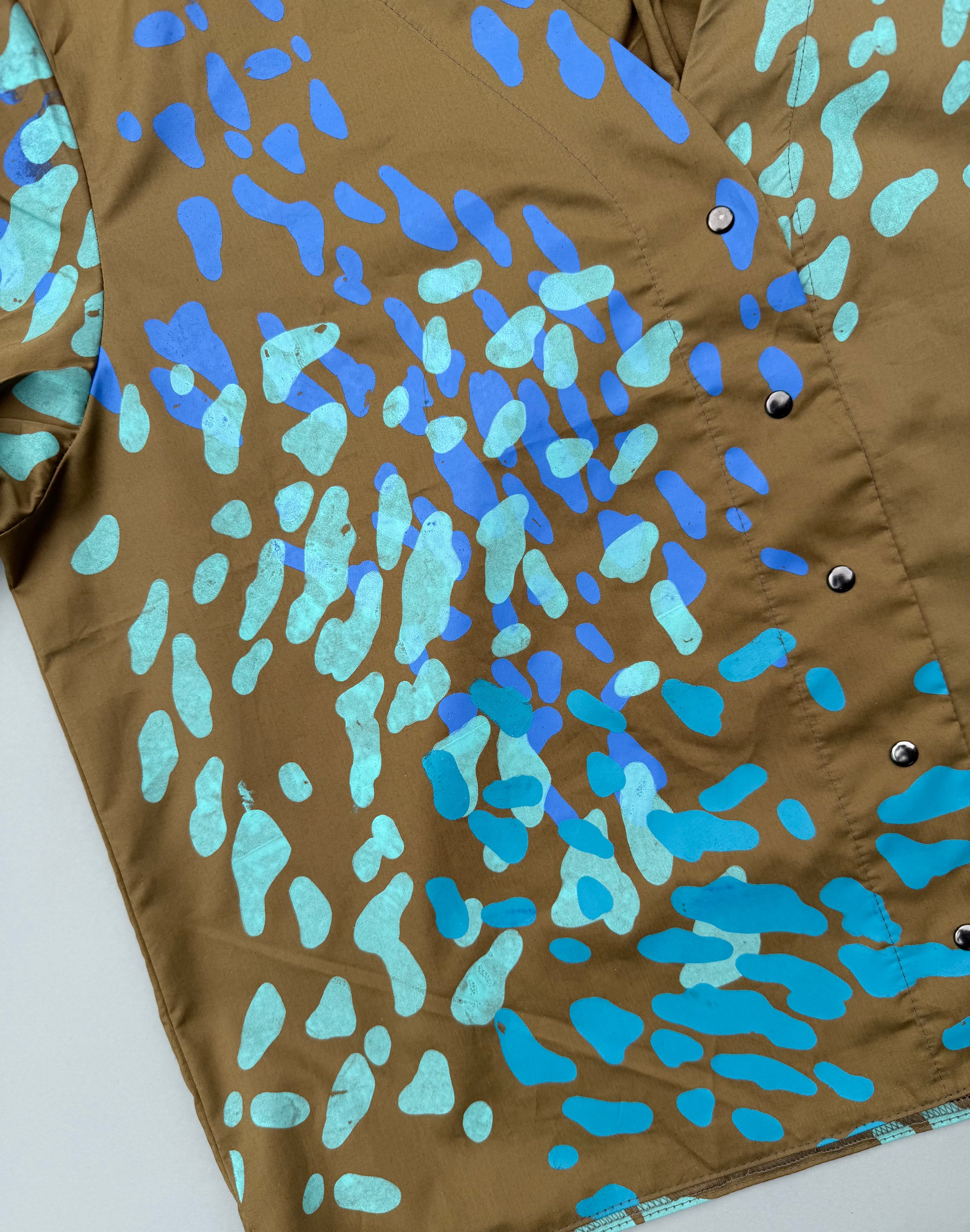 SITOLAB MUSTARD FRECKLE MINI SHIRT