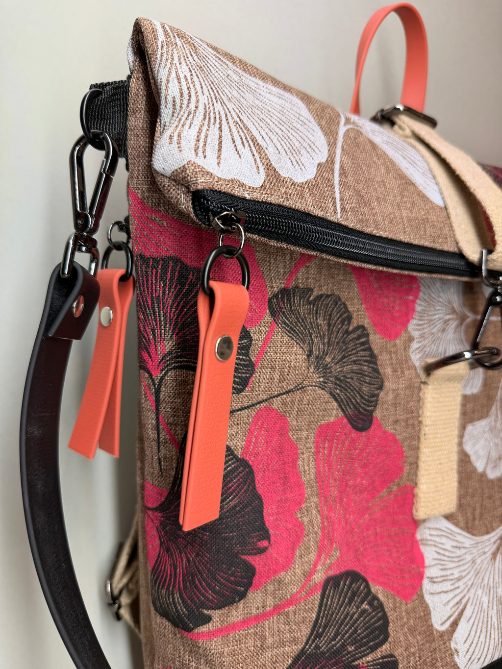 SITOLAB BEIGE GINKO BACKPACK BAG