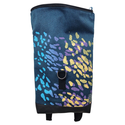 SITOLAB BLUE FRECKLE PRINT BACKPACK