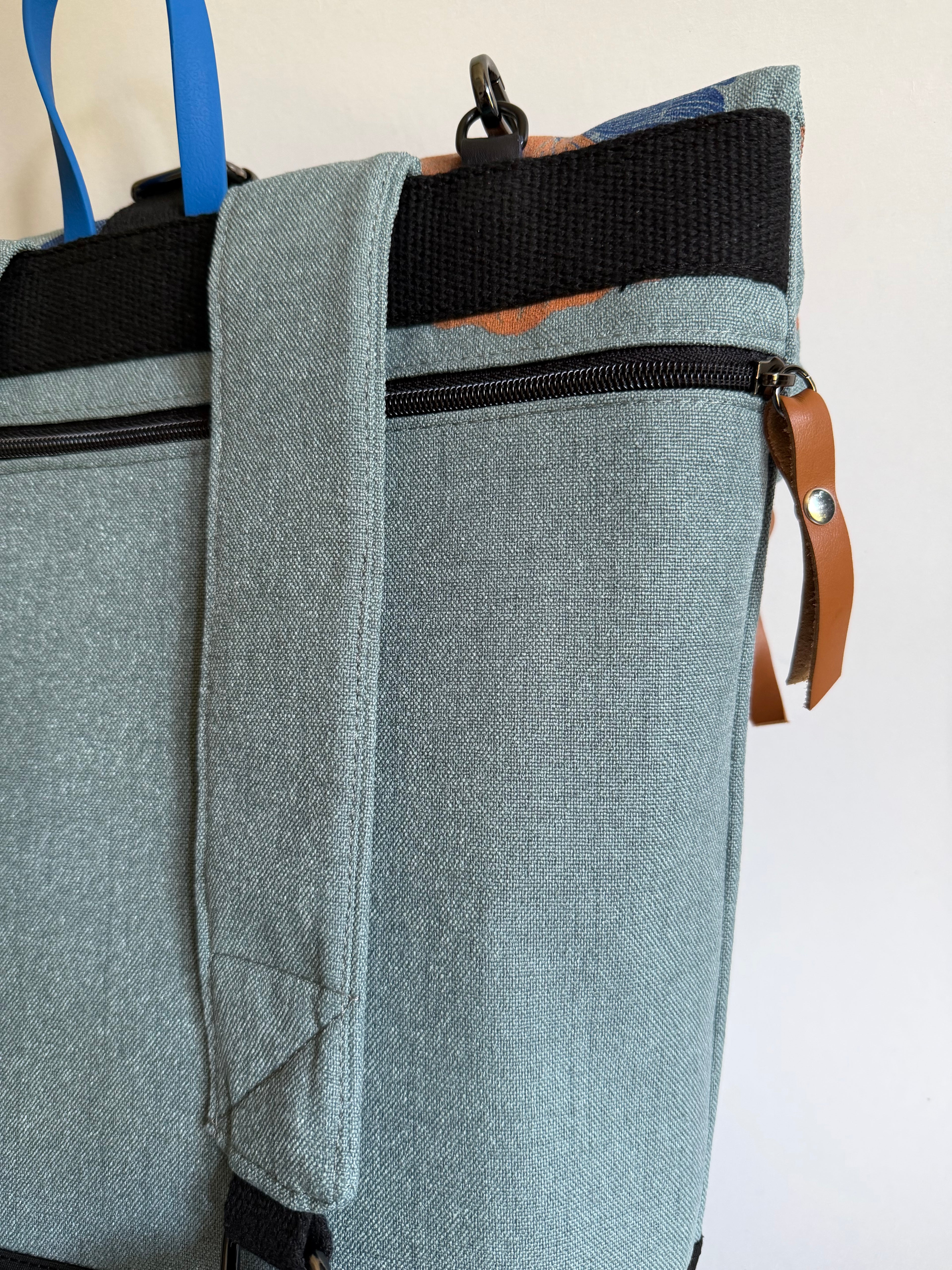 SITOLAB SAGE GREEN GINKO BACKPACK BAG