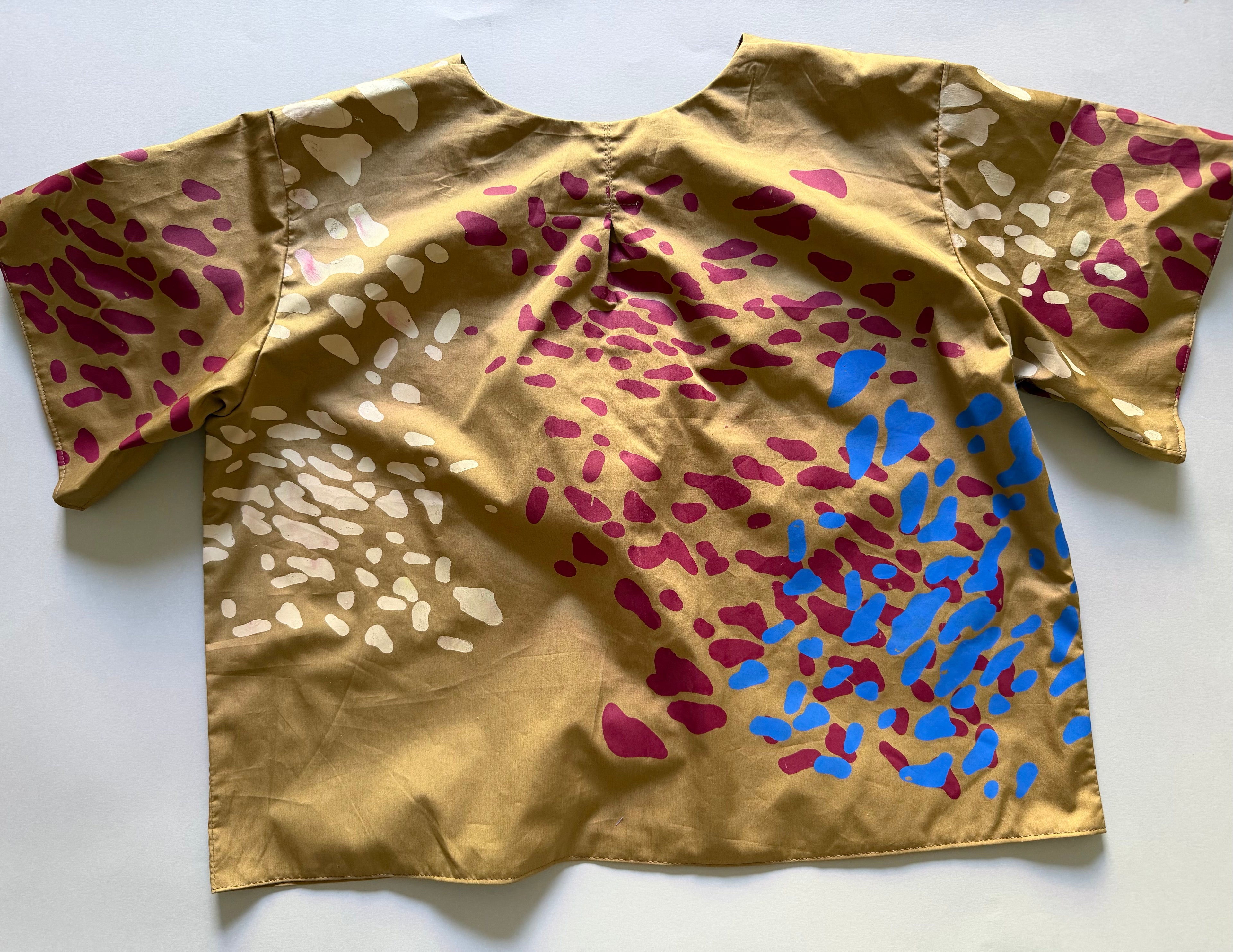 SITOLAB MUSTARD MINI FRECKLE SHIRT