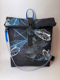 SITOLAB BLACK DRAGONFLY MOTH BACKPACK BAG