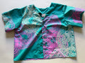 SITOLAB TURQUOISE MINI SWIRL SHIRT II