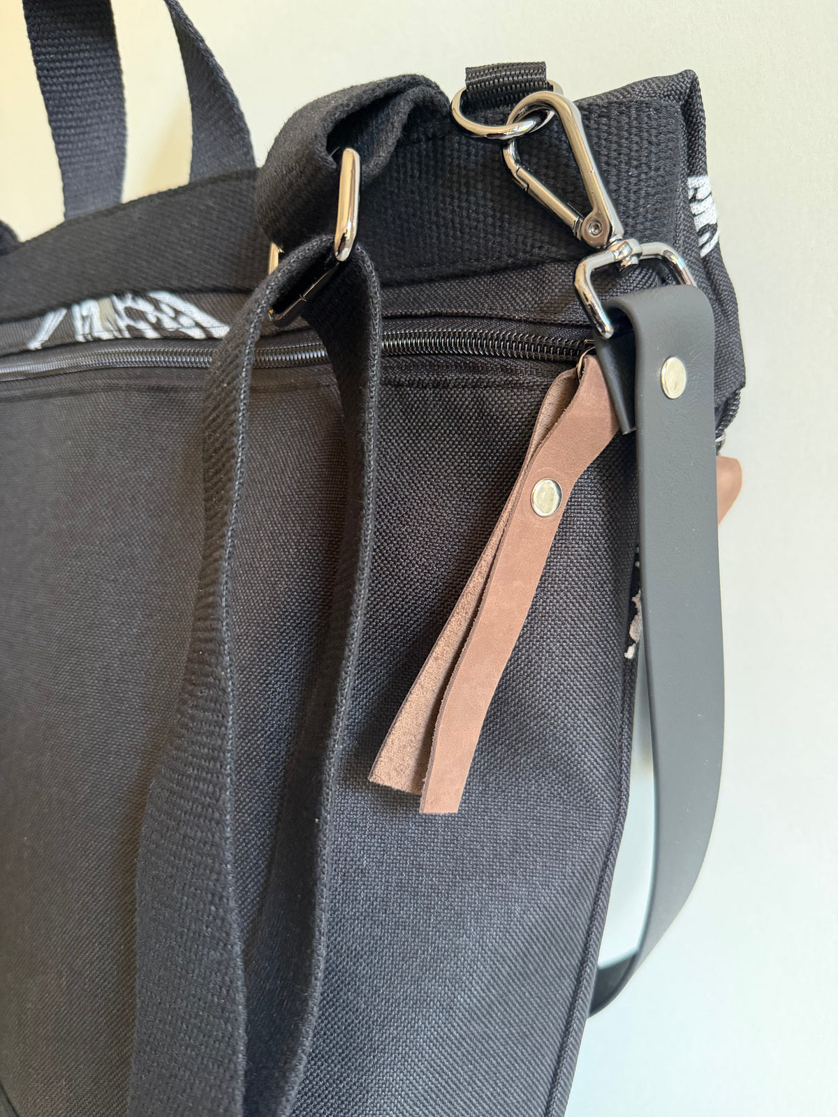 SITOLAB BLACK DRAGONFLY MOTH BACKPACK BAG