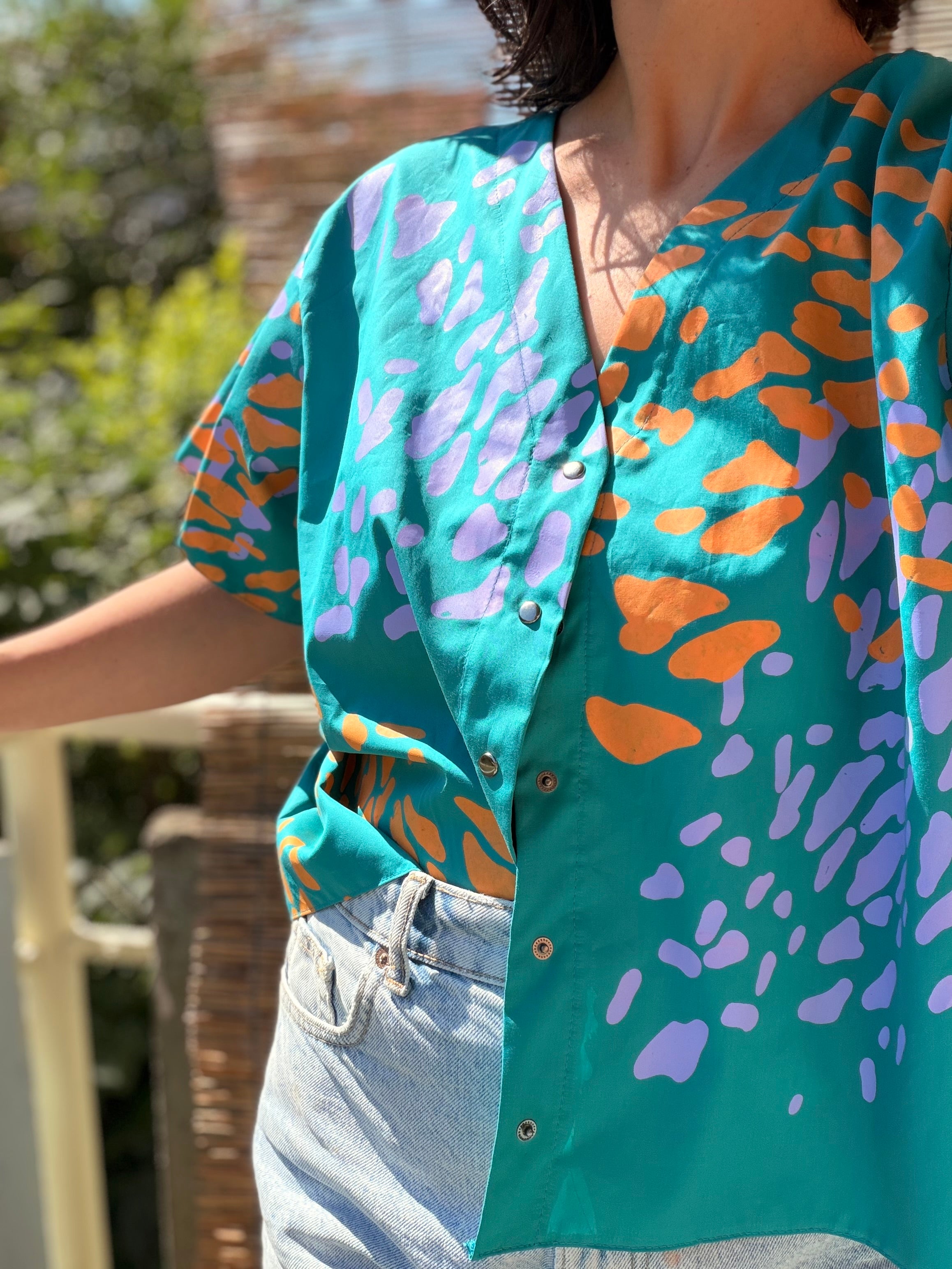 SITOLAB TURQUOISE BLOUSE