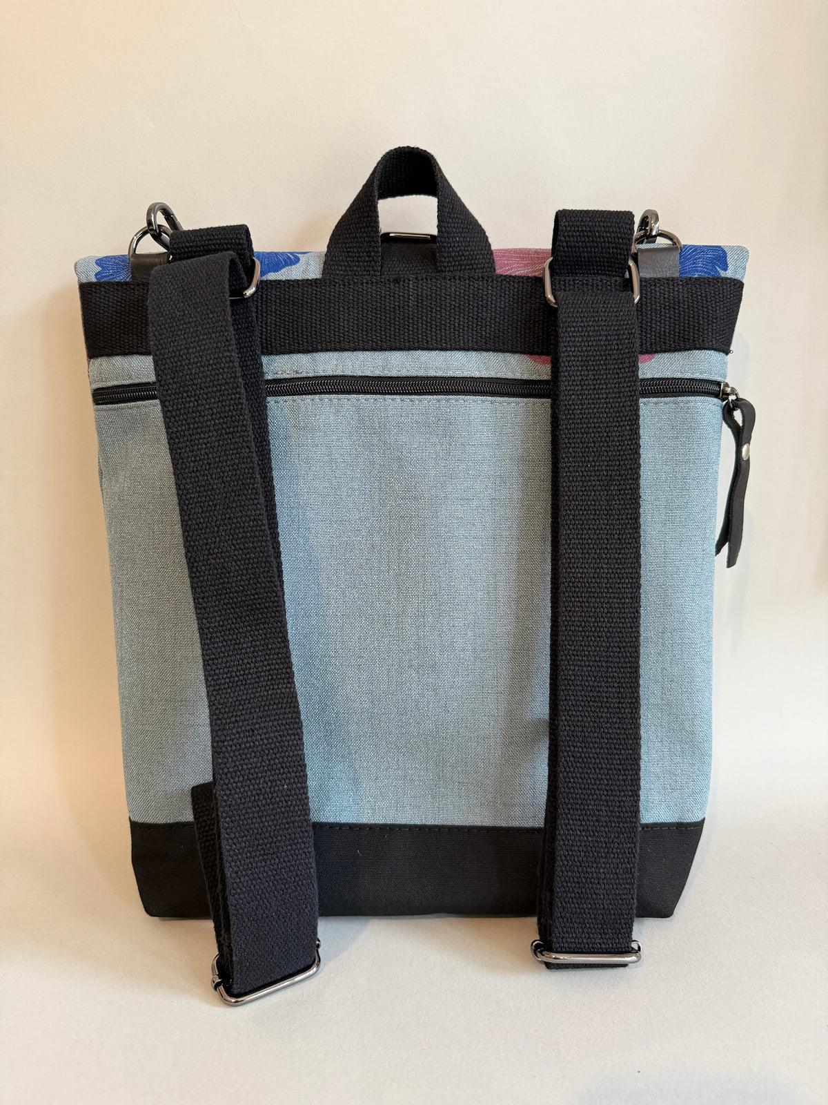 SITOLAB SAGE GREEN PINK GINKO BACKPACK BAG