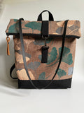 SITOLAB BEIGE BLACK&GREEN GINKO BACKPACK