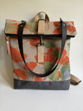 SITOLAB BEIGE ORANGE GINKO BACKPACK BAG