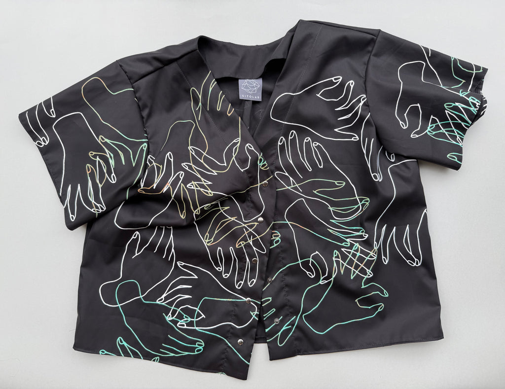SITOLAB MINI BLACK HANDS SHIRT