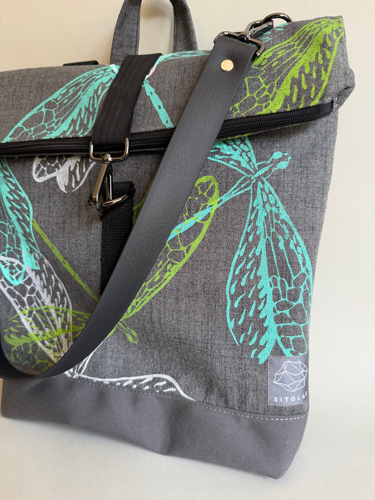 SITOLAB GRAY DRAGONFLY BACKPACK BAG