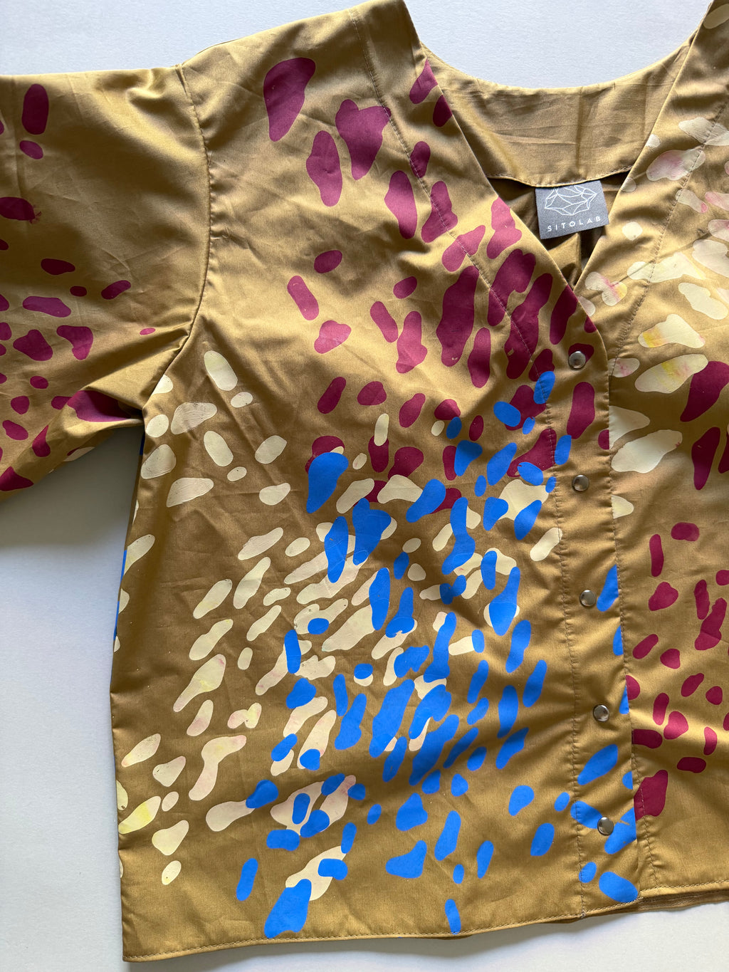 SITOLAB MUSTARD MINI FRECKLE SHIRT