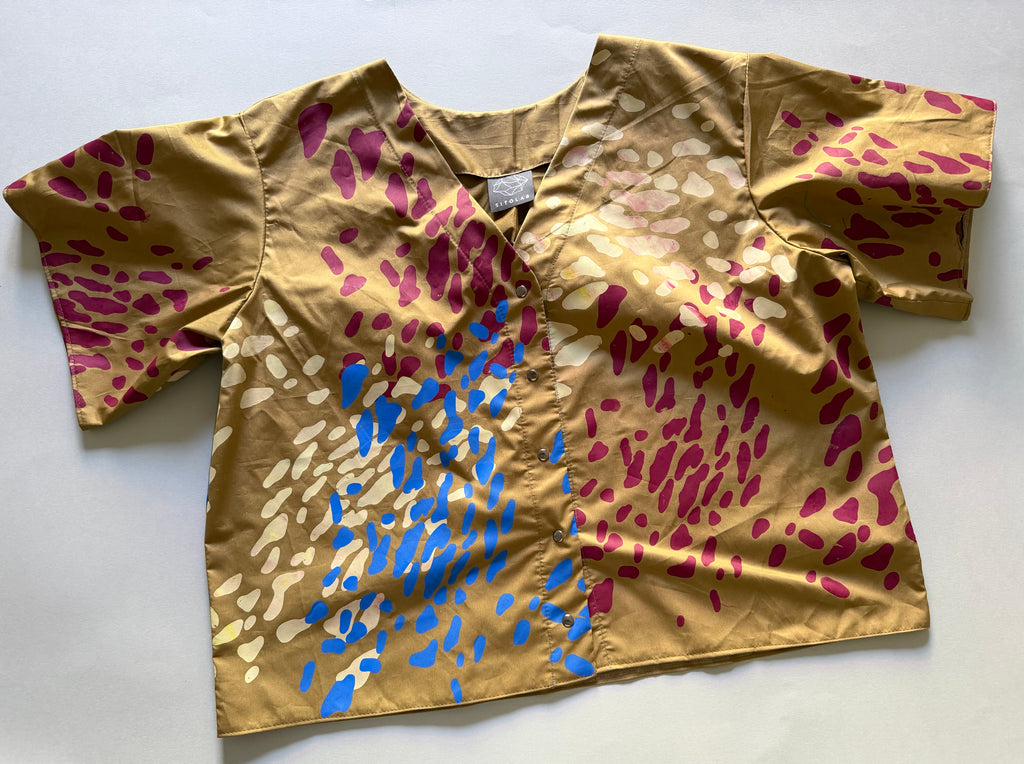 SITOLAB MUSTARD MINI FRECKLE SHIRT
