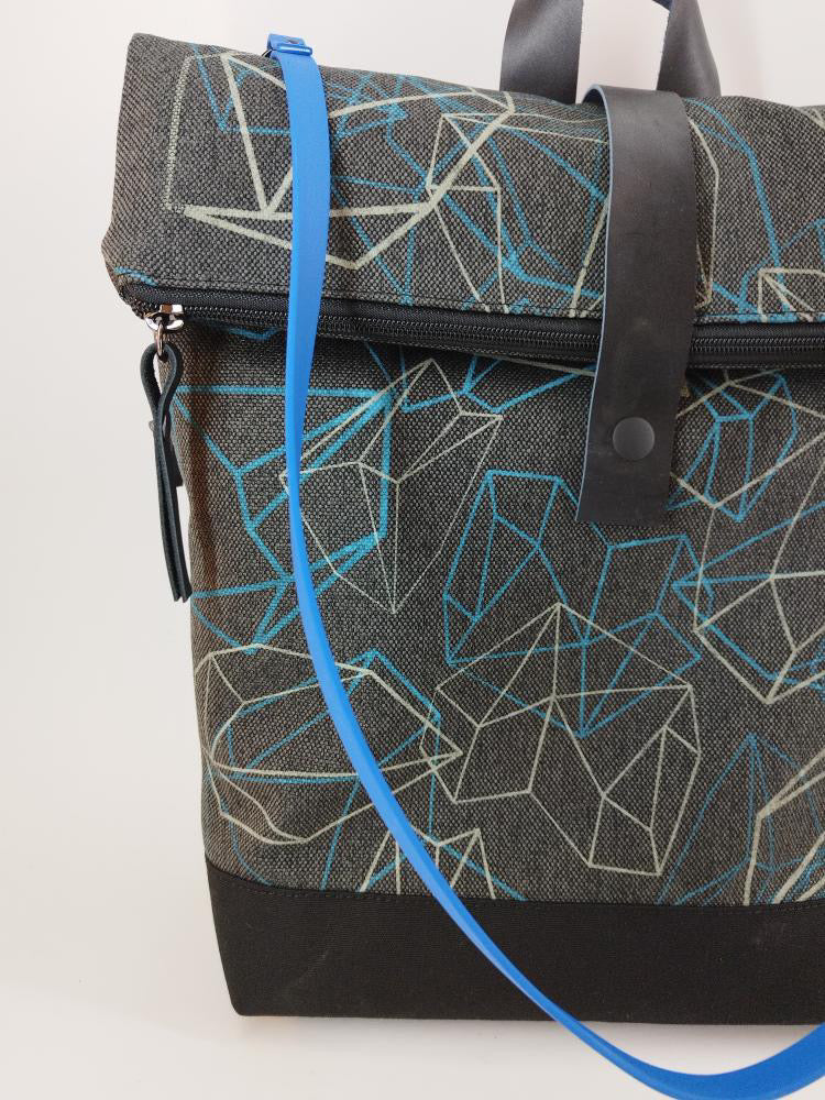 SITOLAB GRAY GEOMETRY BACKPACK