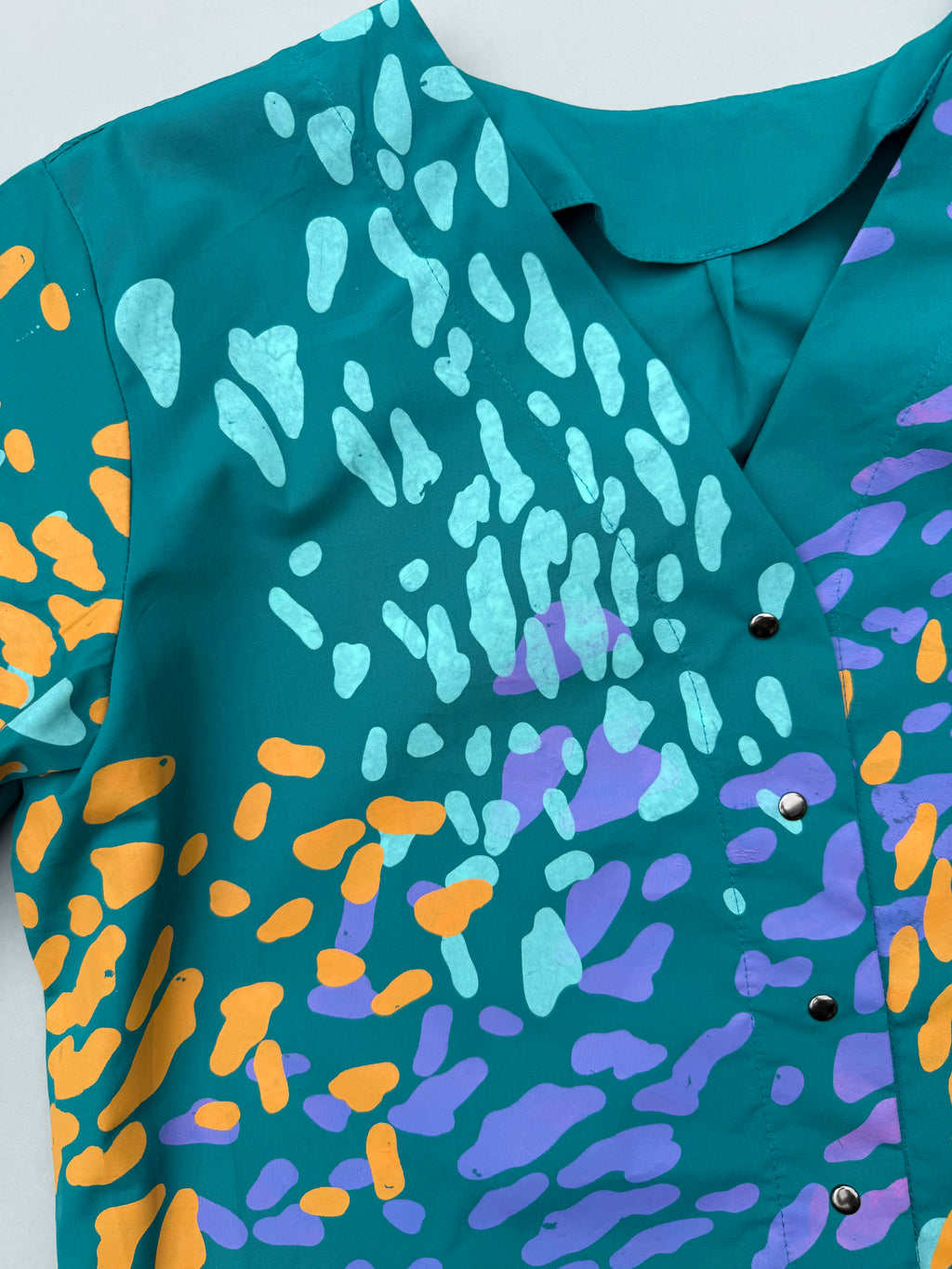 SITOLAB TURQUOISE FRECKLE MINI SHIRT II