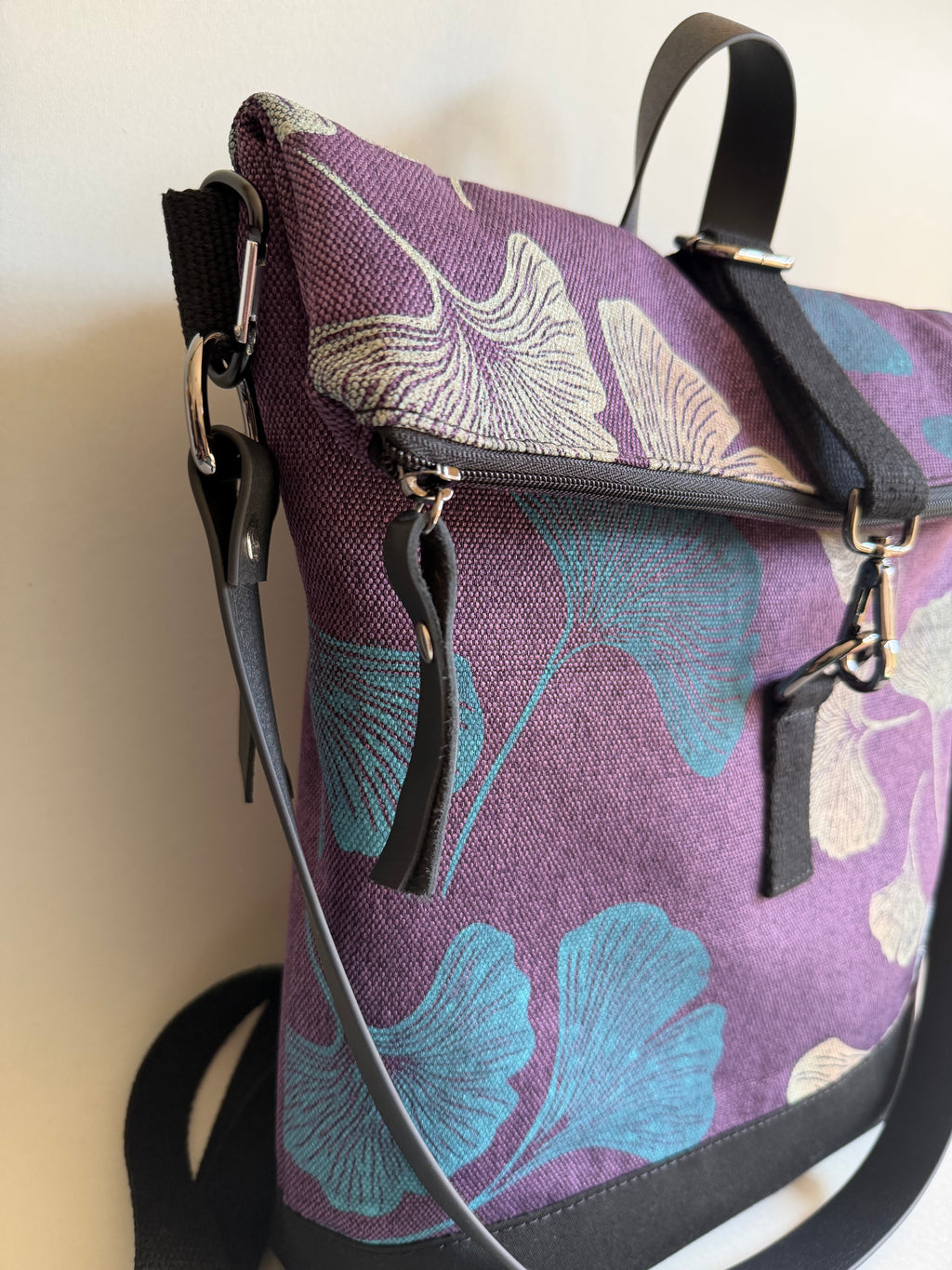 SITOLAB VIOLET GINKO BACKPACK BAG