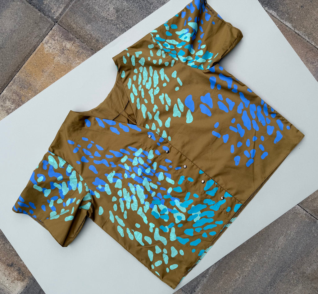 SITOLAB MUSTARD FRECKLE MINI SHIRT
