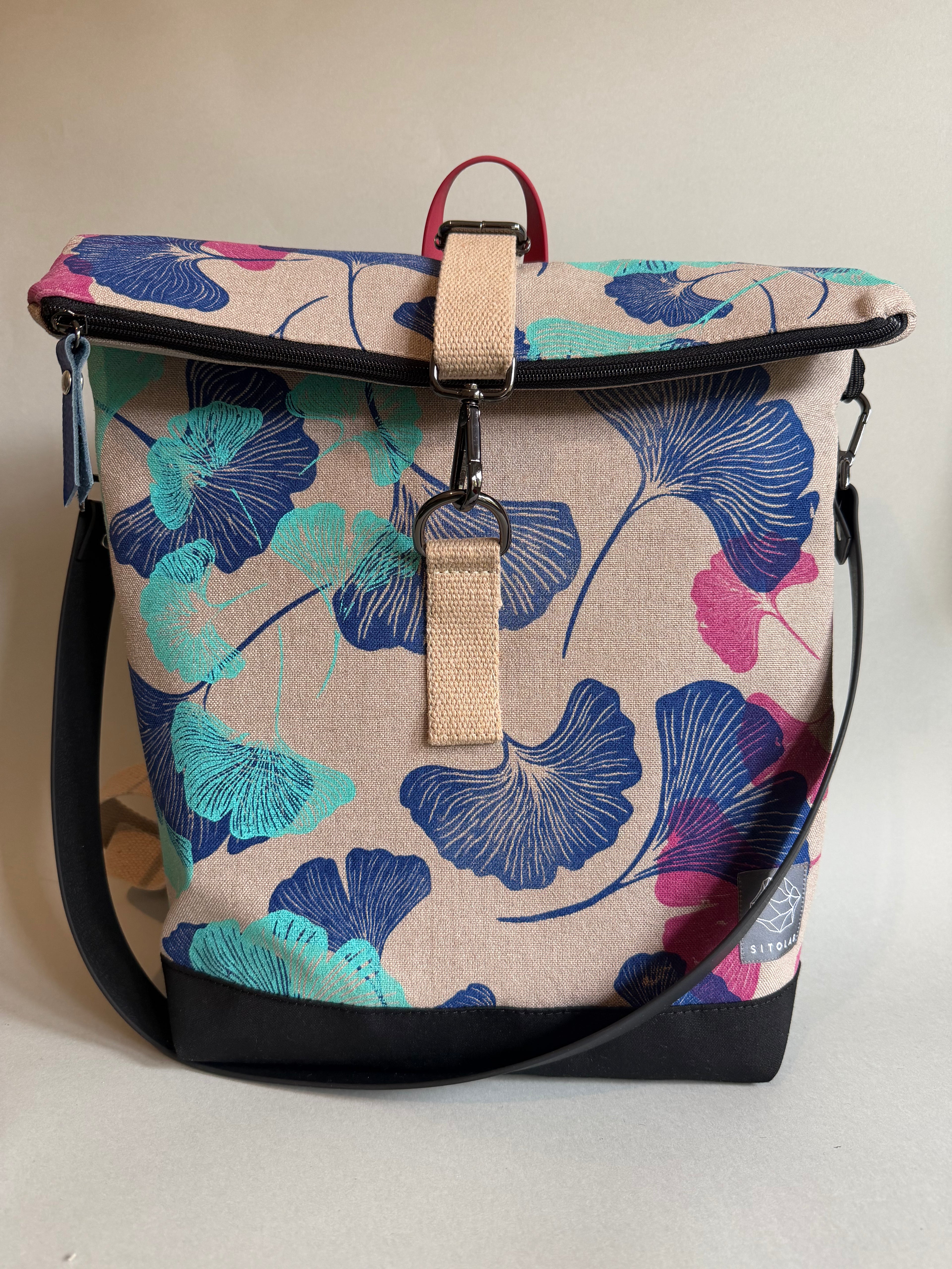 SITOLAB SAND BEIGE GINKO BACKPACK BAG