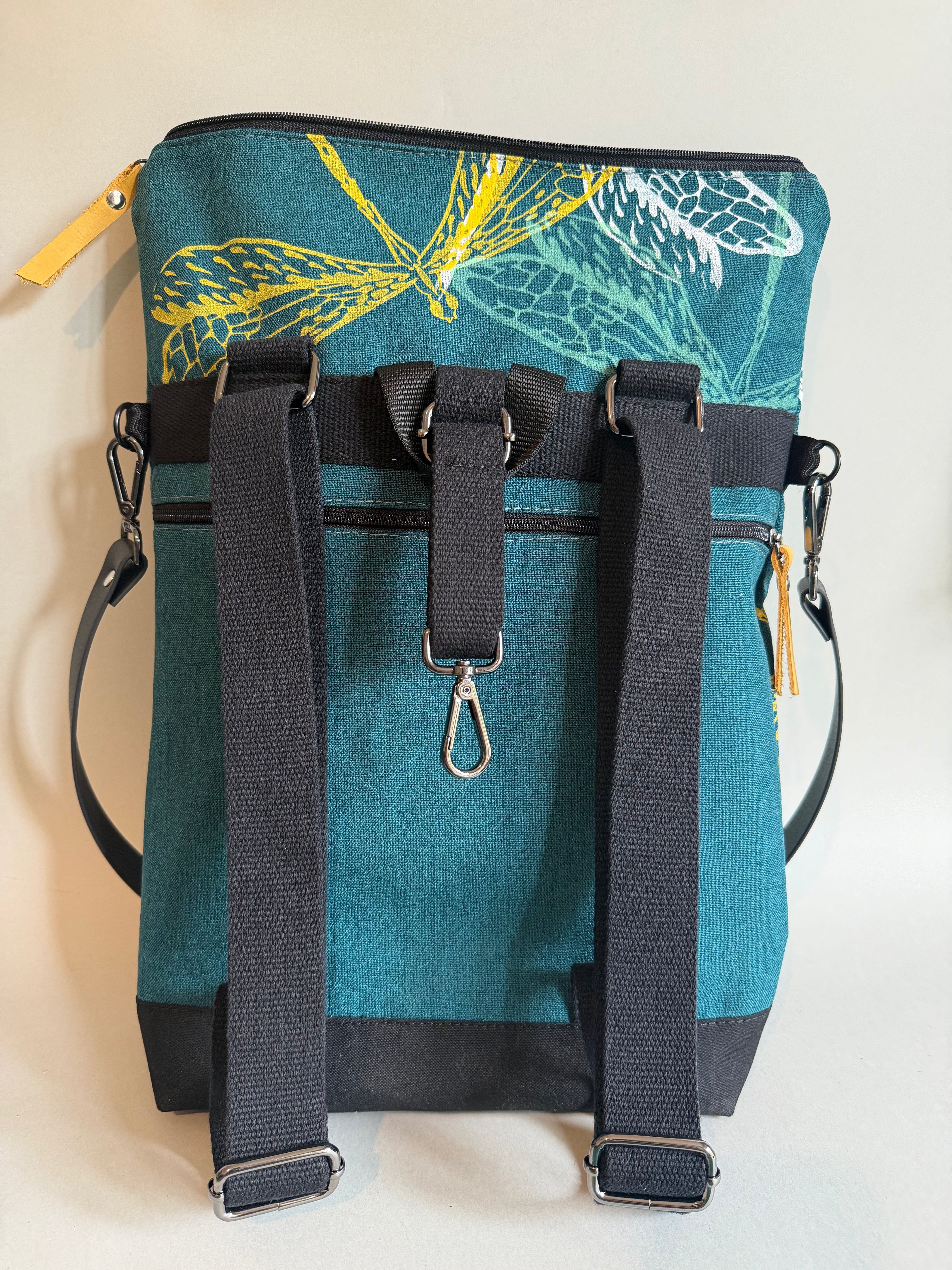 SITOLAB MIDNIGHT GREEN DRAGONFLY BACKPACK BAG