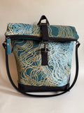 SITOLAB MIDNIGHT GREEN SWIRL BACKPACK BAG