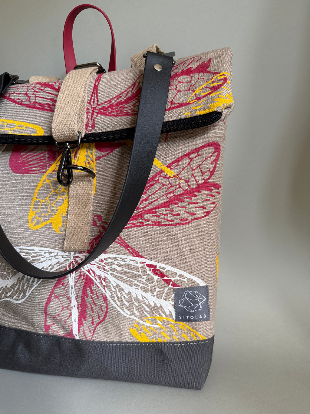 SITOLAB BEIGE INSECTS BACKPACK BACKPACK BAG