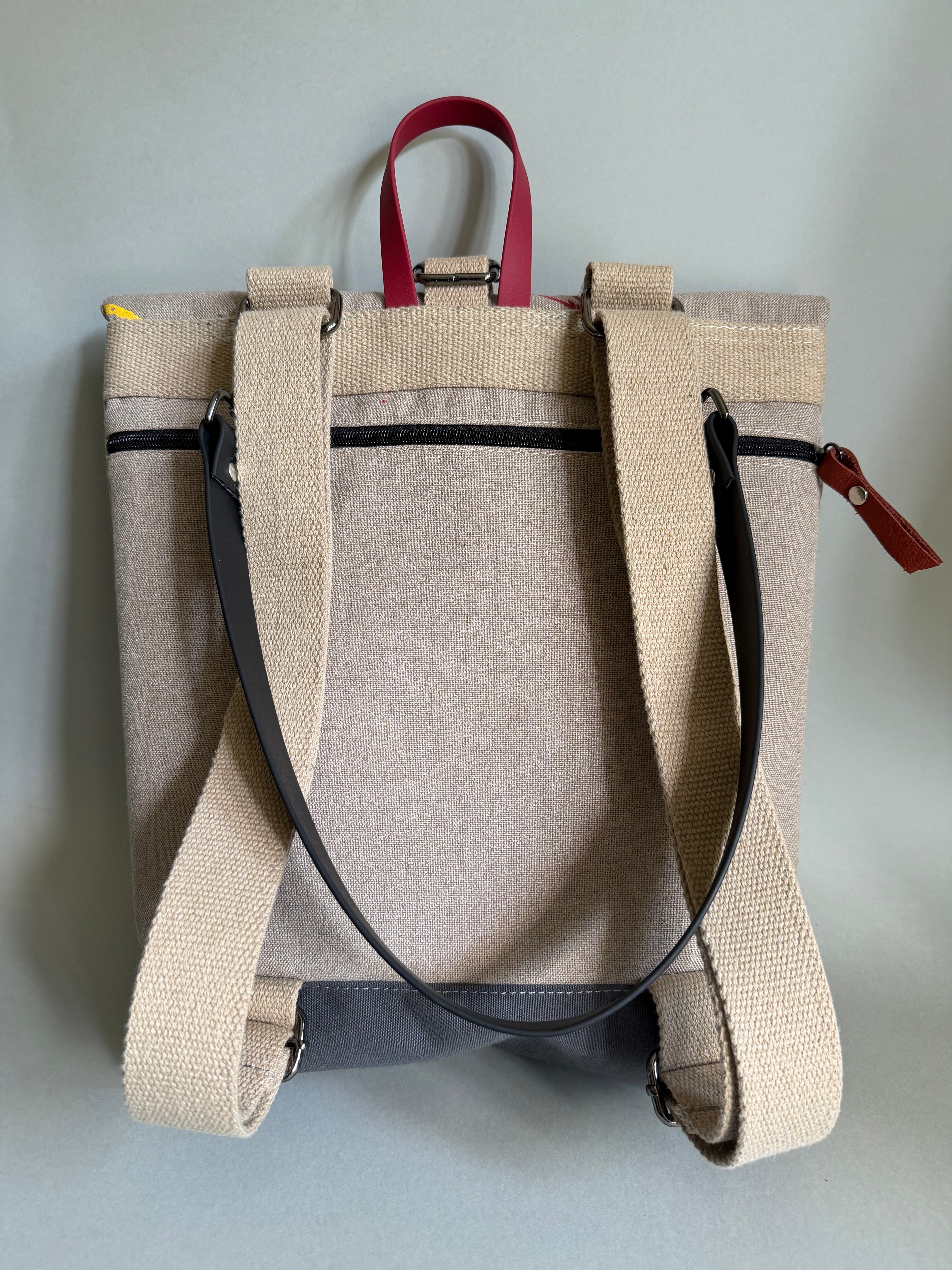 SITOLAB BEIGE INSECTS BACKPACK BACKPACK BAG