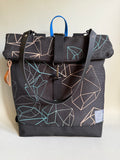 SITOLAB BLACK GEOMETRY BACKPACK