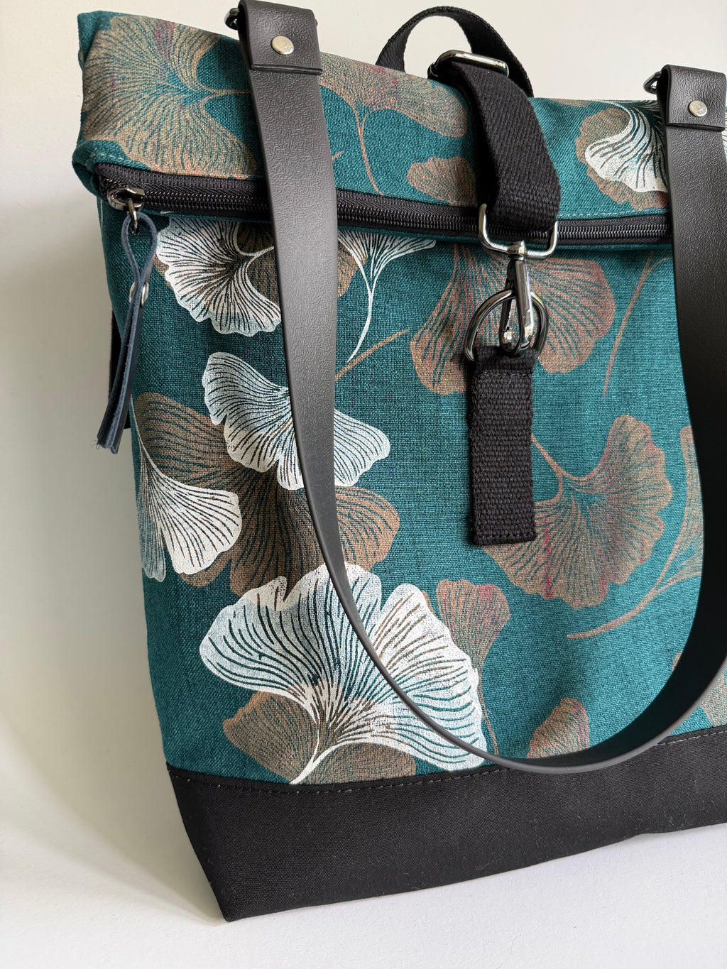 SITOLAB TURQUOISE GREEN GINKO BACKPACK BAG