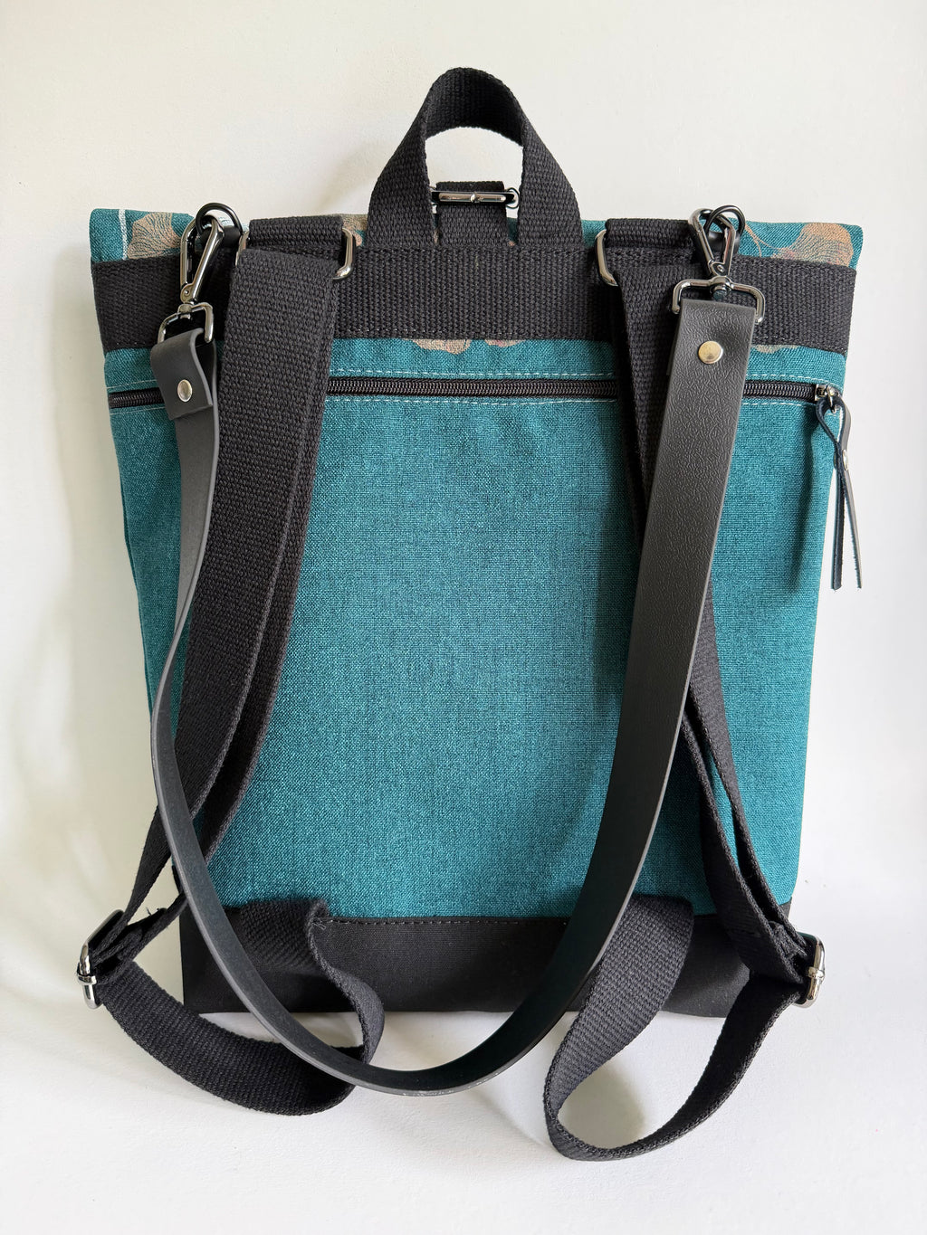 SITOLAB TURQUOISE GREEN GINKO BACKPACK BAG