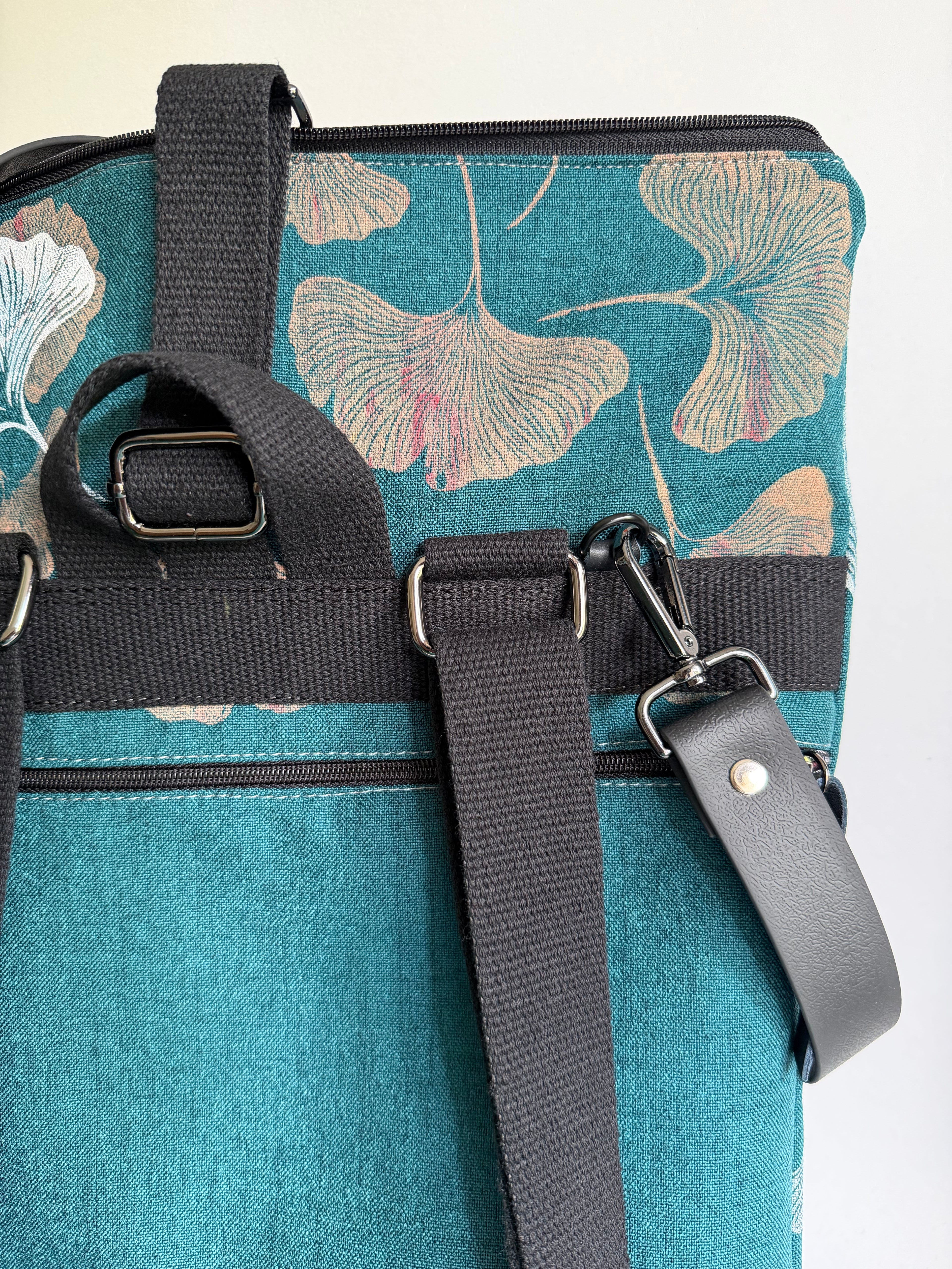 SITOLAB TURQUOISE GREEN GINKO BACKPACK BAG