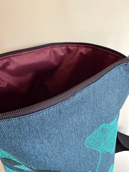 SITOLAB BLUE BLACK&GREEN GINKO BACKPACK