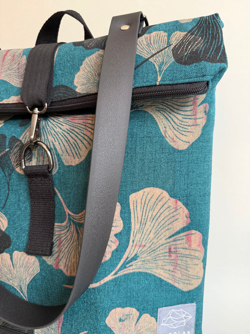 SITOLAB TURQUOISE GREEN GINKO BACKPACK BAG