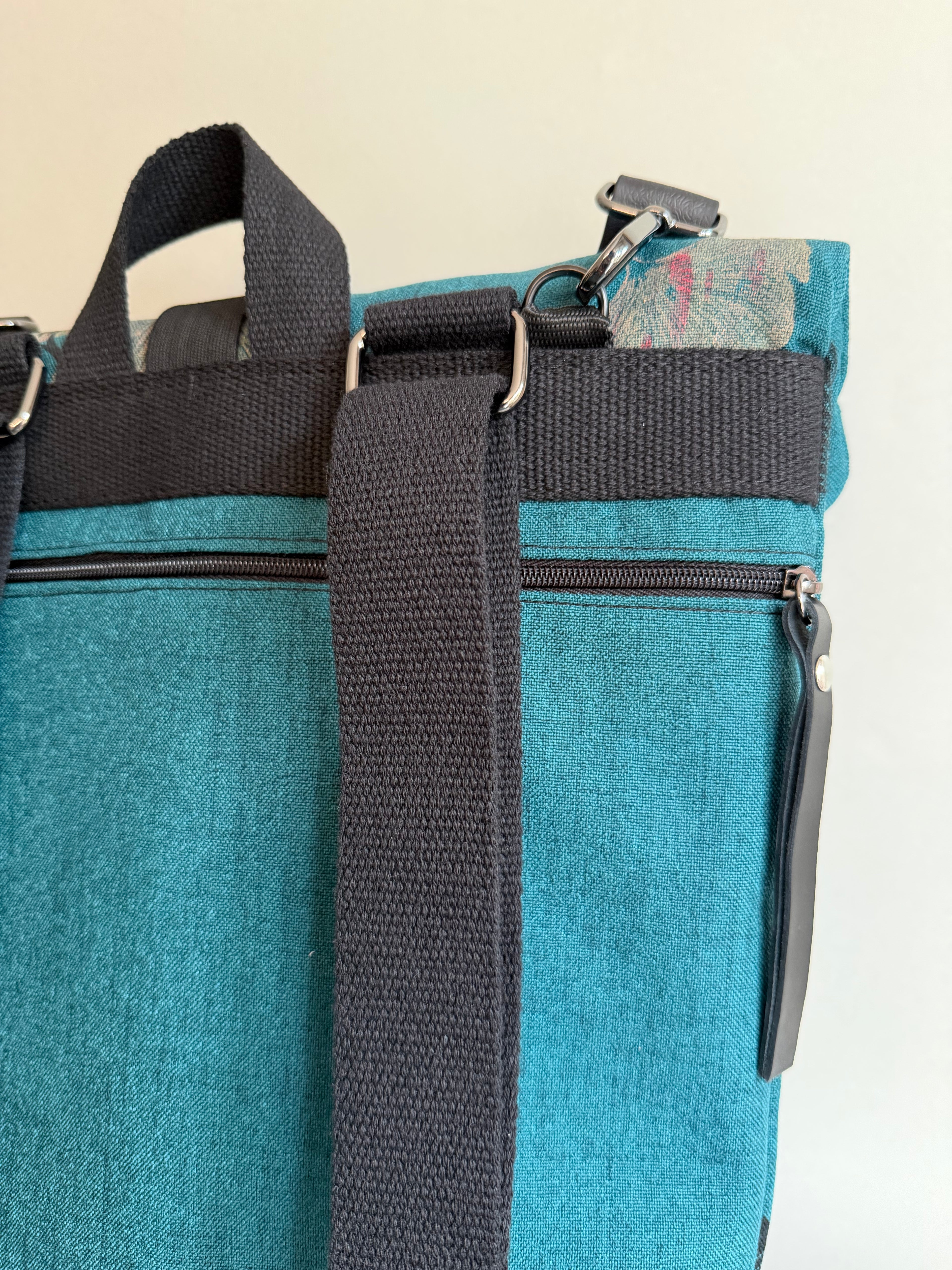 SITOLAB TURQUOISE GREEN GINKO BACKPACK BAG