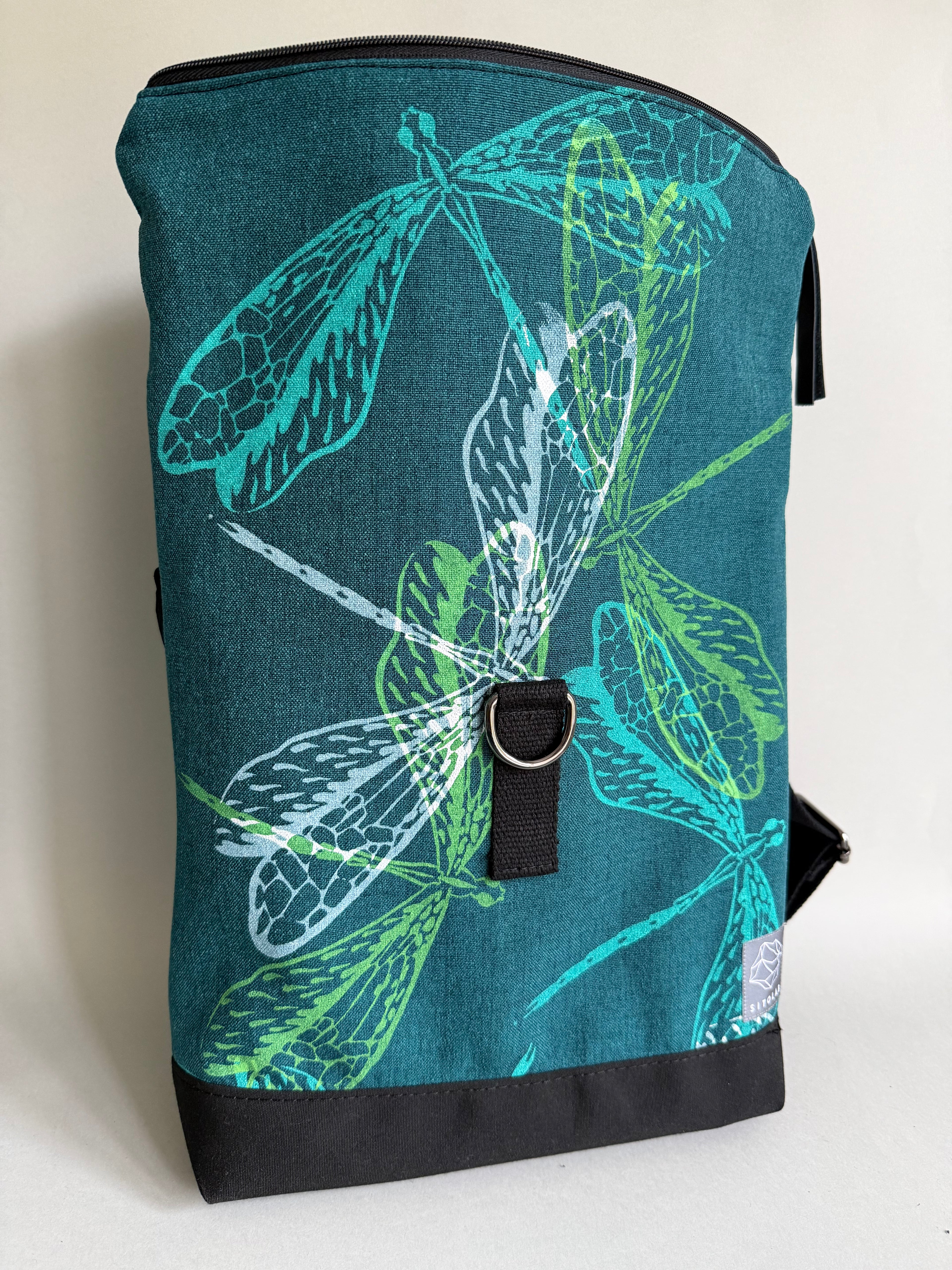 SITOLAB MIDNIGHT GREEN DRAGONFLY BACKPACK BAG