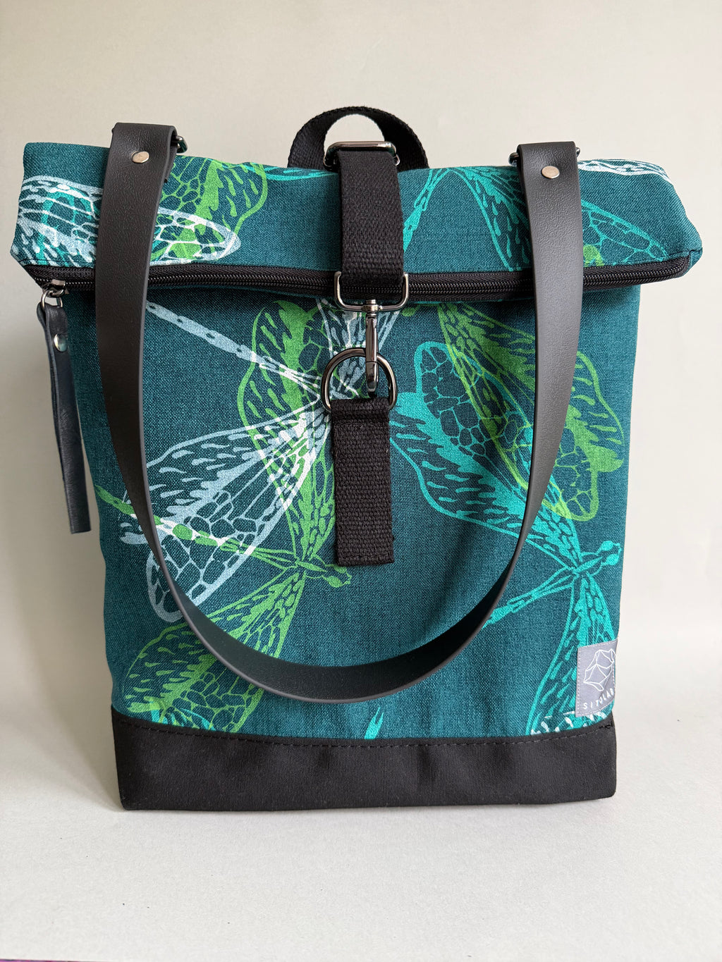 SITOLAB MIDNIGHT GREEN DRAGONFLY BACKPACK BAG