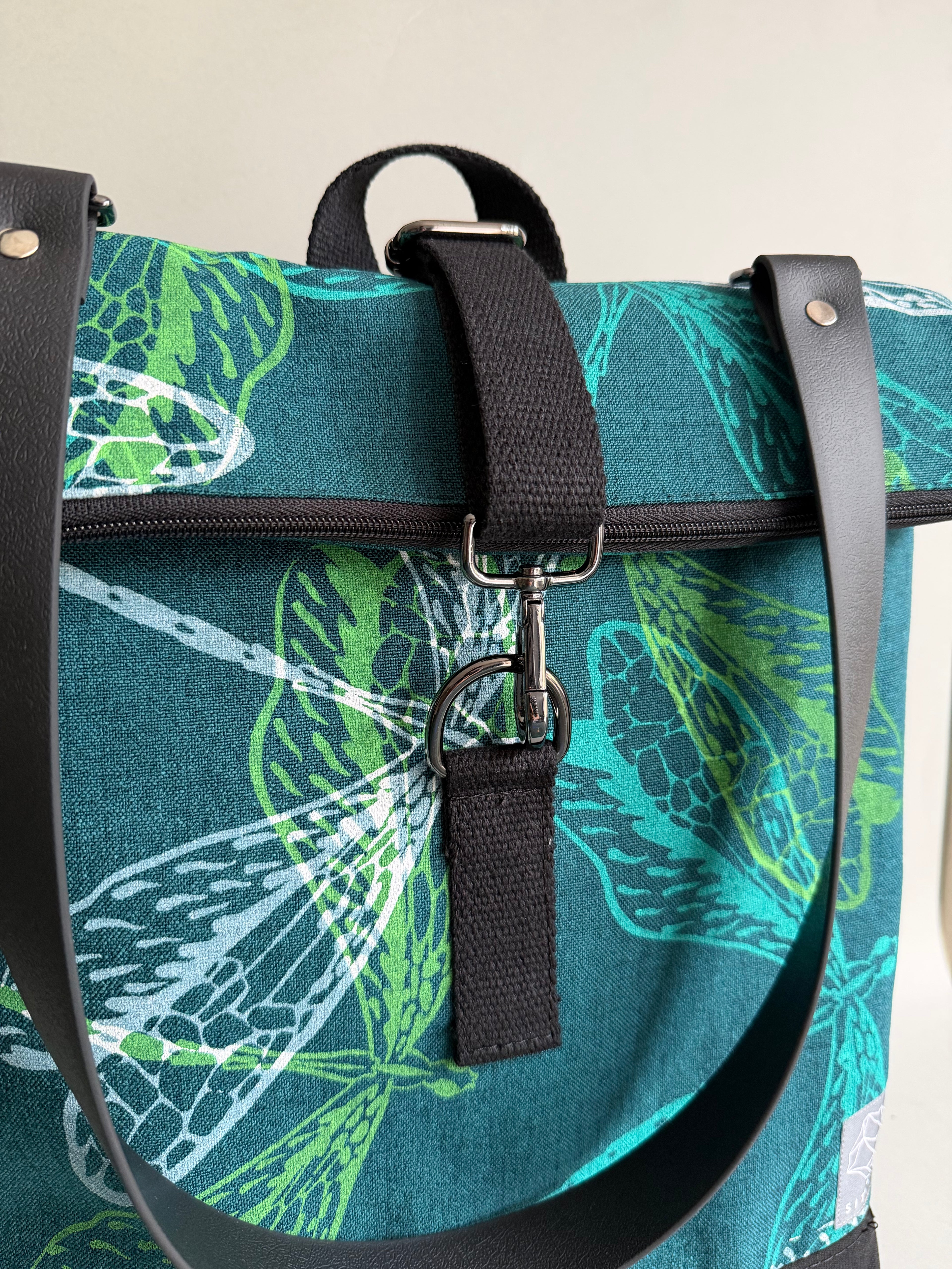 SITOLAB MIDNIGHT GREEN DRAGONFLY BACKPACK BAG