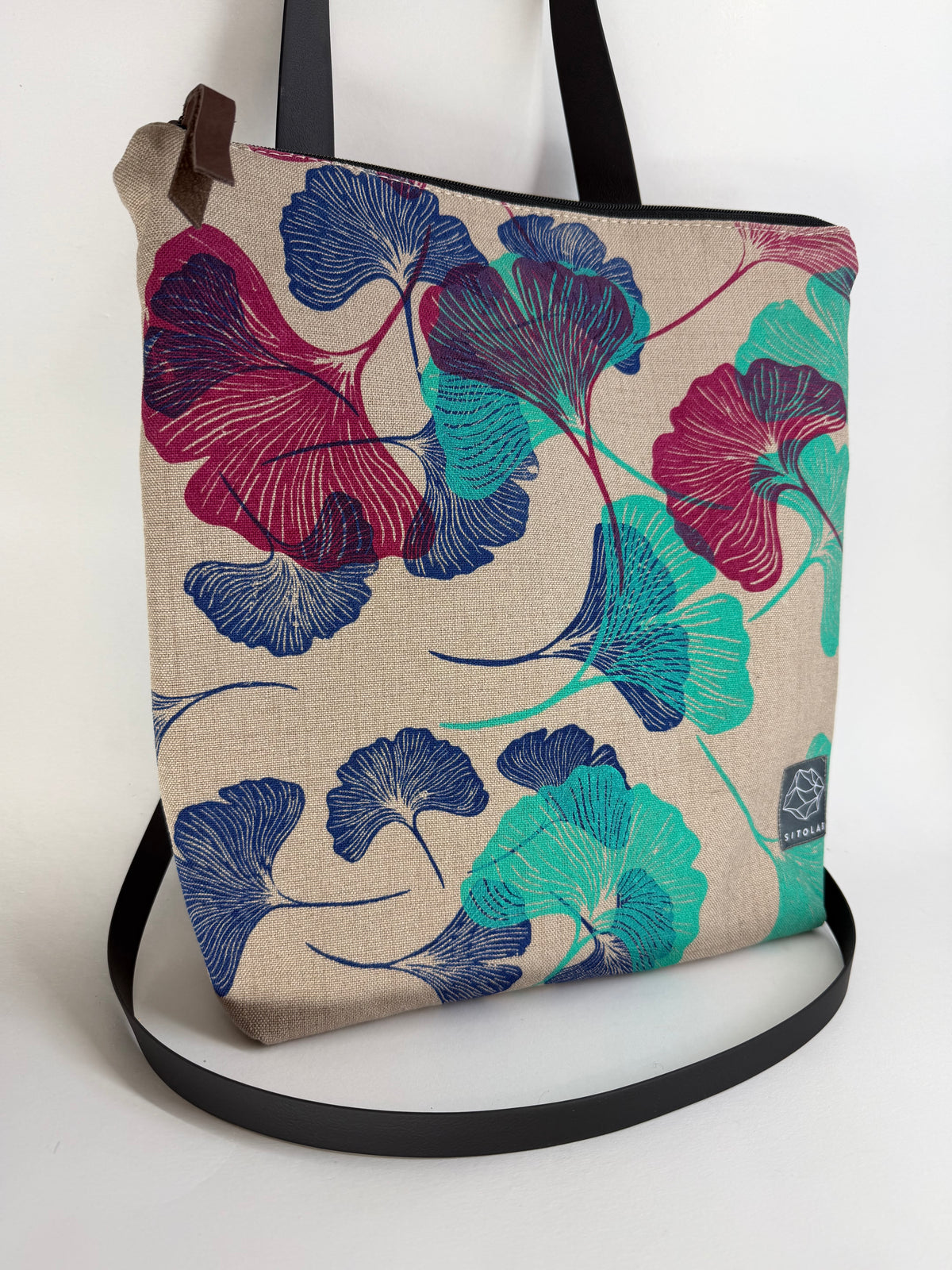 SITOLAB SQUARE BEIGE GINKO BAG