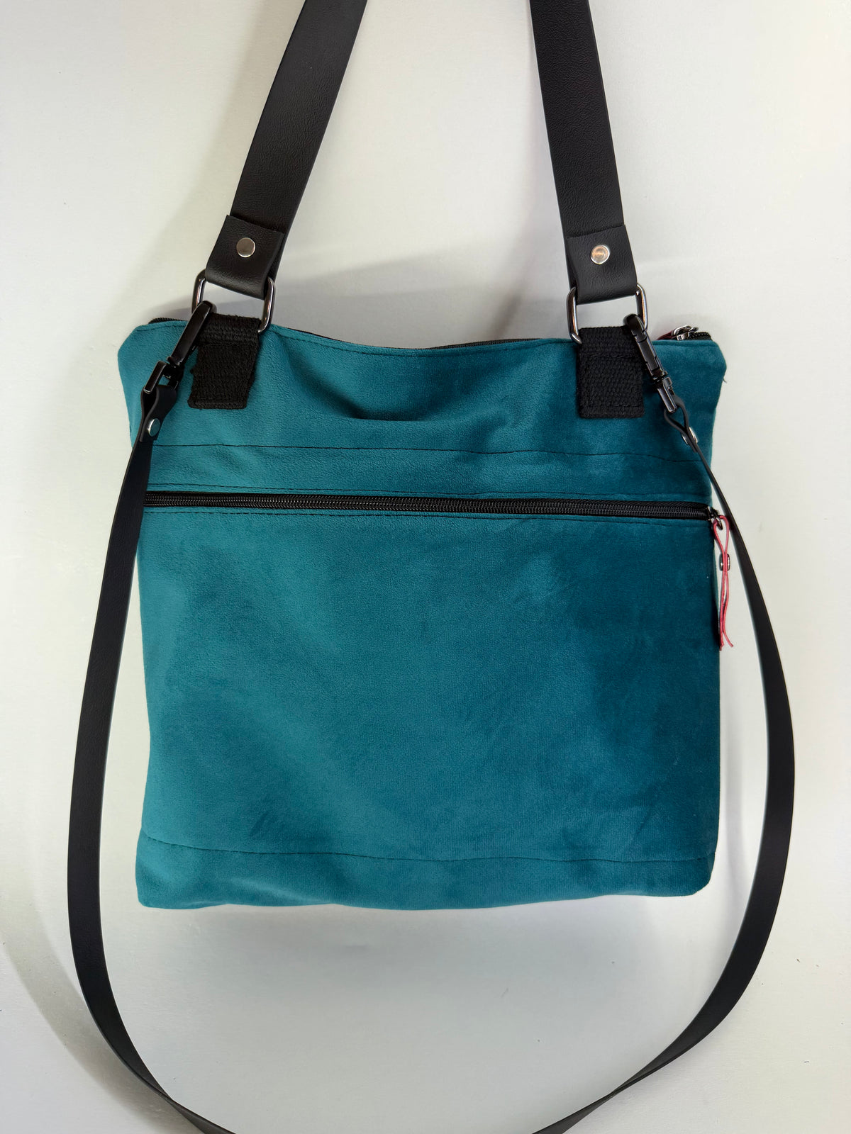 SITOLAB VELVET TURQUOISE DRAGONFLY BAG
