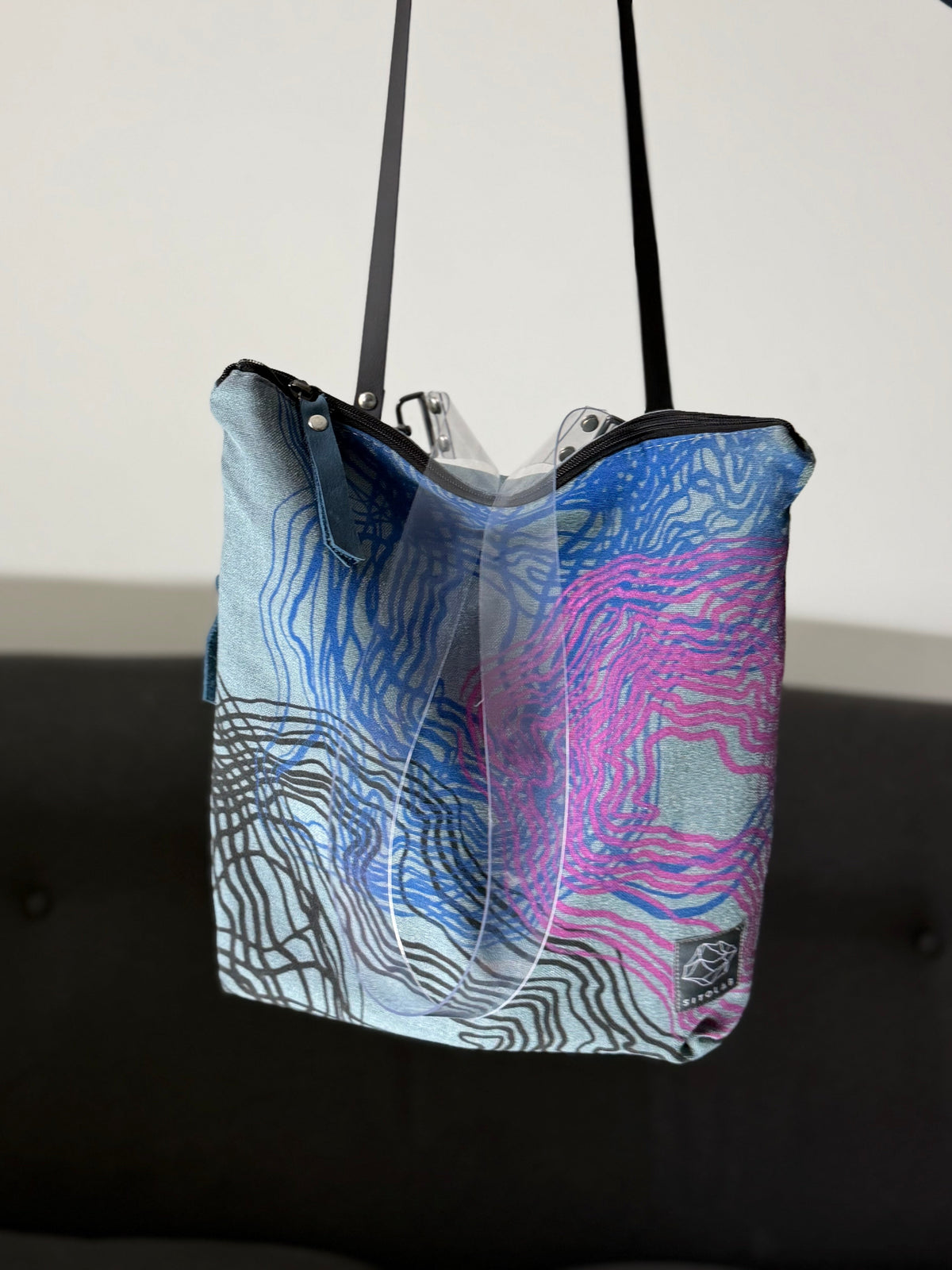 SITOLAB SQUARE SAGE SWIRL BAG