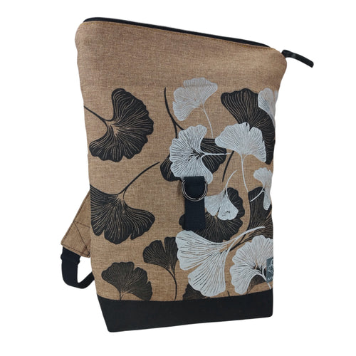 SITOLAB BEIGE B&W GINKO BACKPACK