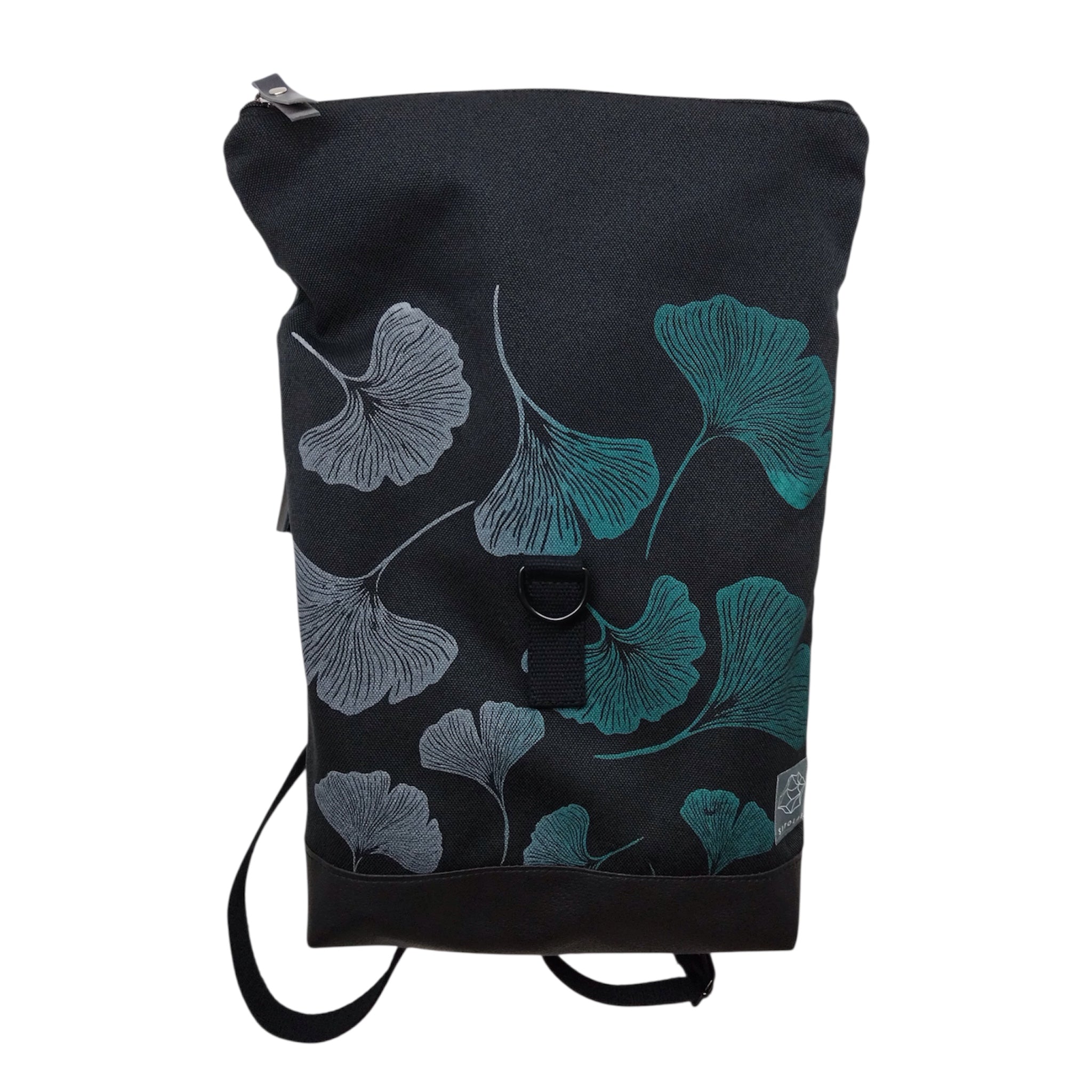SITOLAB BLACK GREEN&GRAY GRADIENT GINKO BACKPACK
