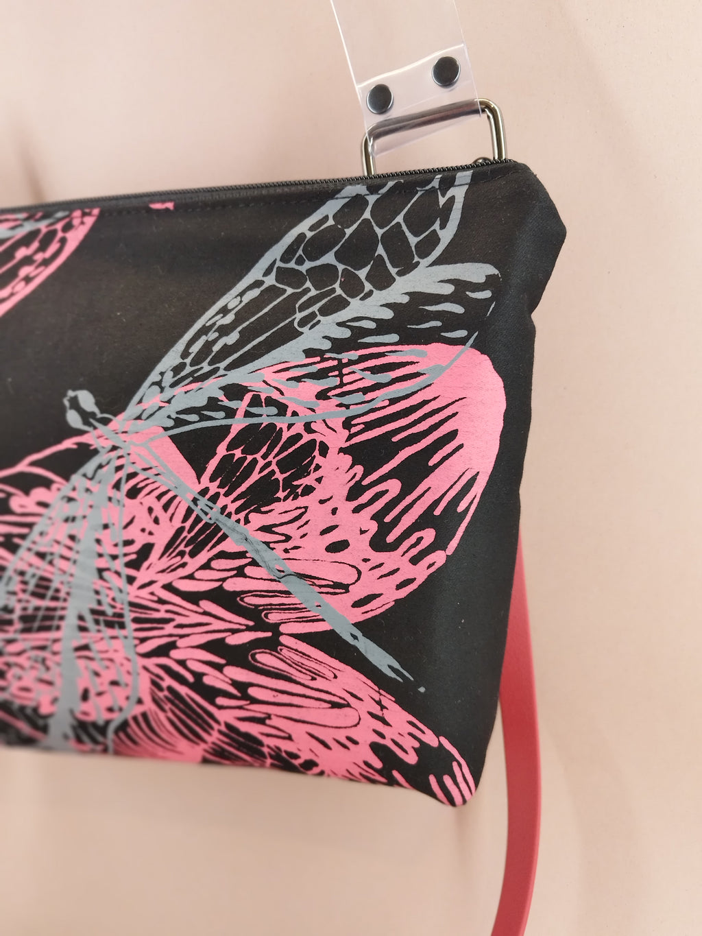 SITOLAB MINI BLACK BAG WITH MOTH PRINT