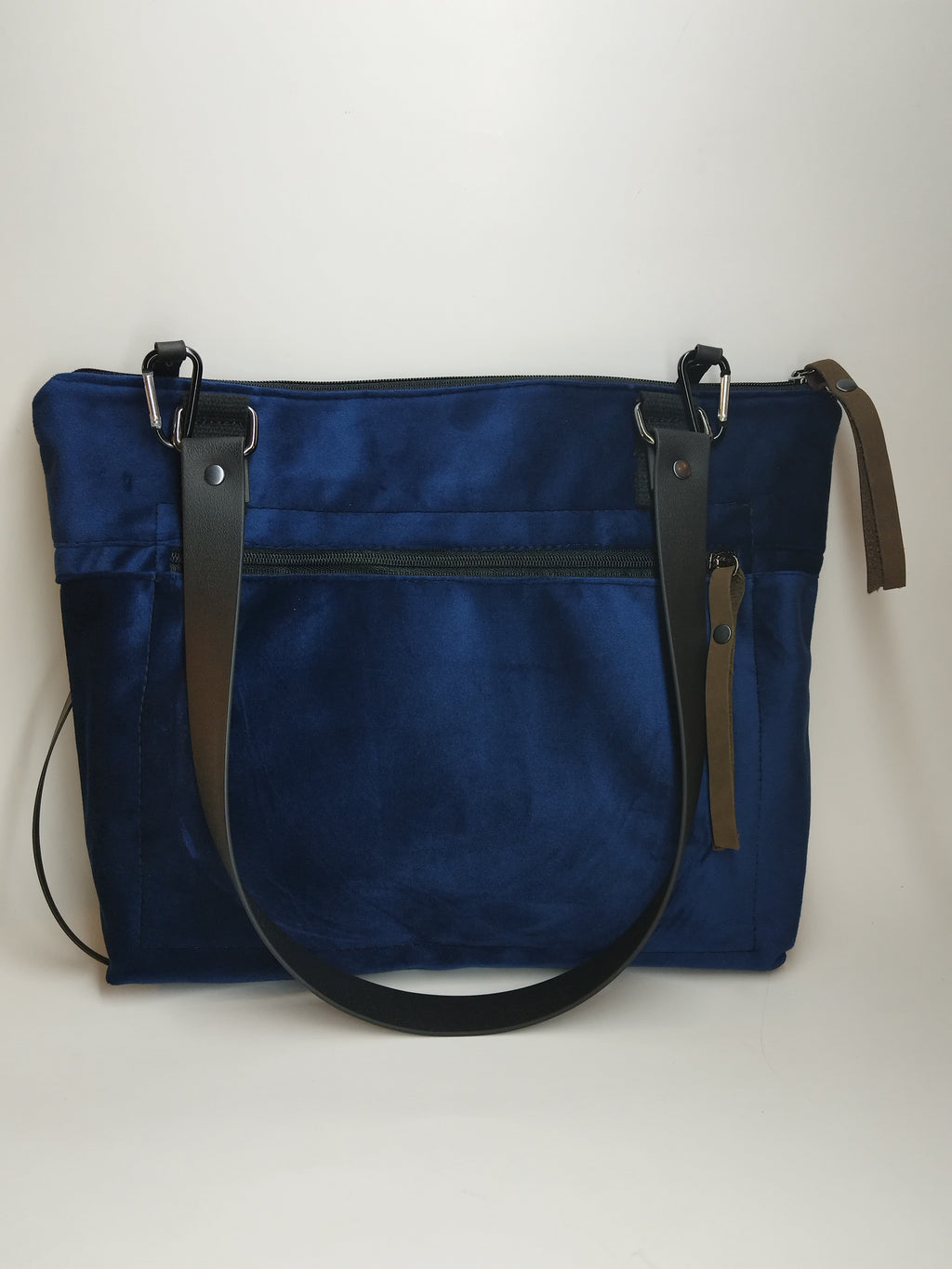 SITOLAB VELVET DARK BLUE BAG WITH INSECTS PRINT