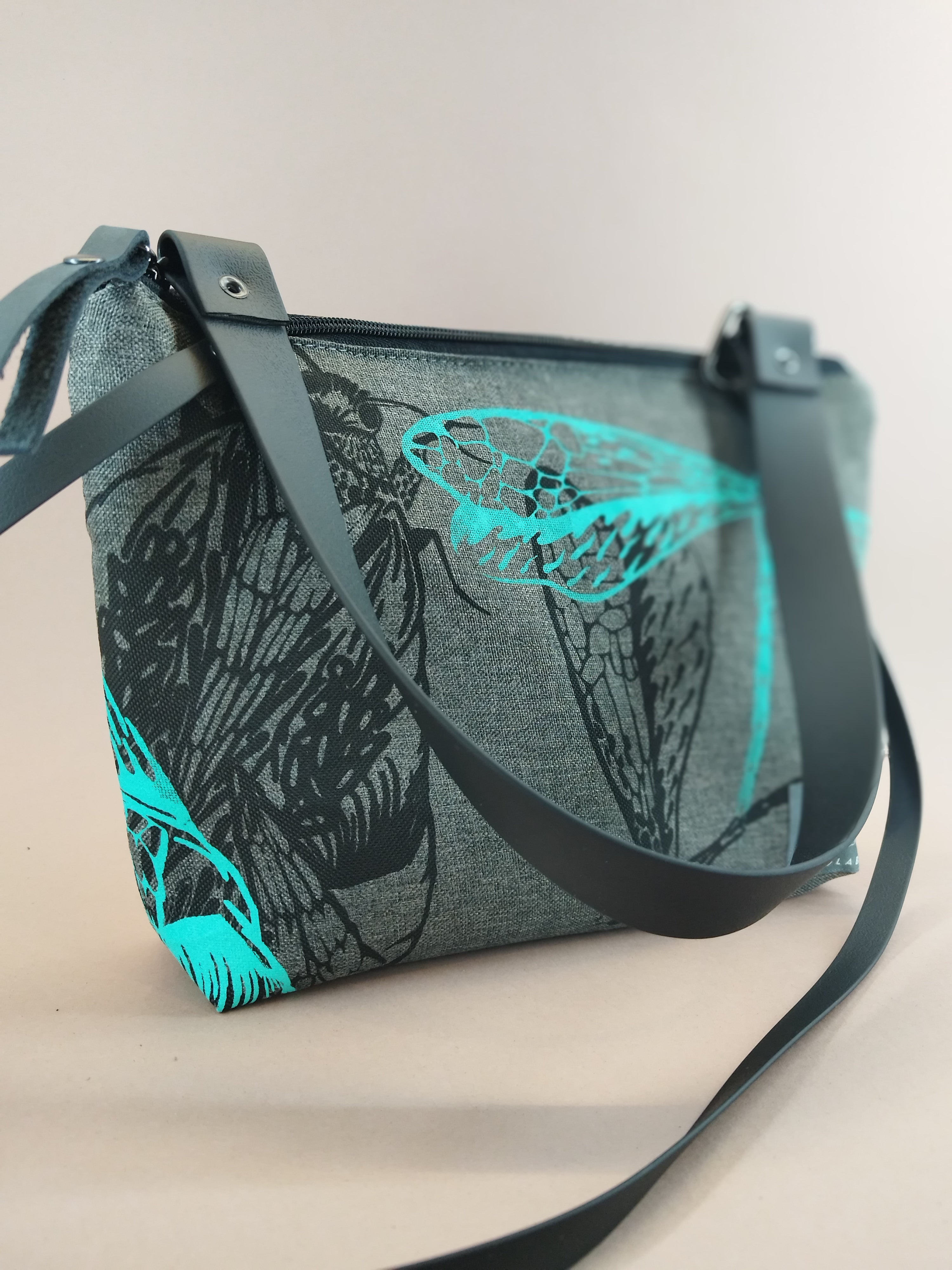 SITOLAB MINI GRAY BAG WITH INSECTS PRINT